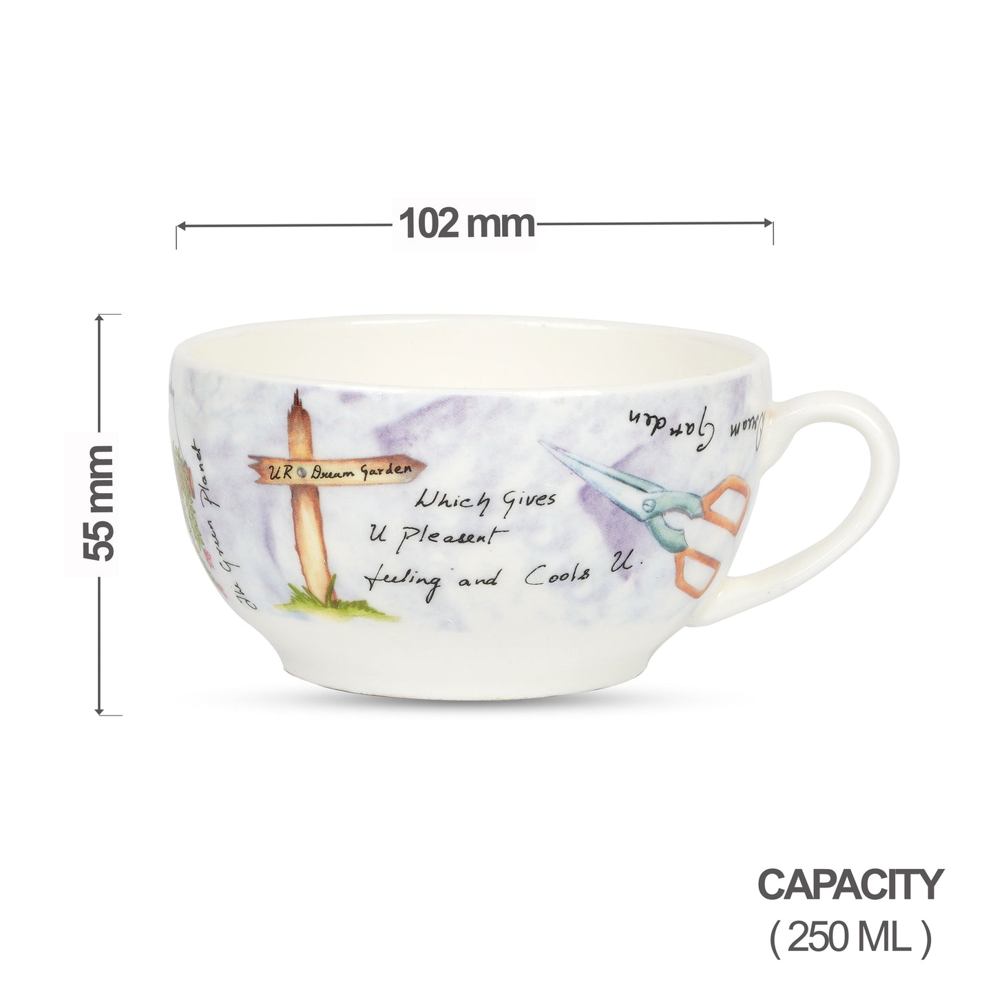 Tea for One Garden It in Purple-stylish tea set My Store
