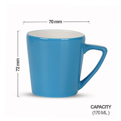 Conical Medium Multicoloured Mugs-Coffee Mugs and Cups My Store