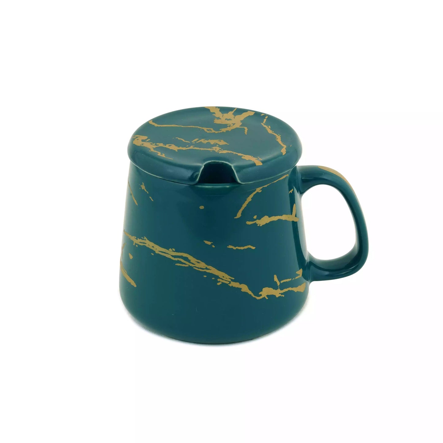 Green Surya with Lid in Metallic Design My Store