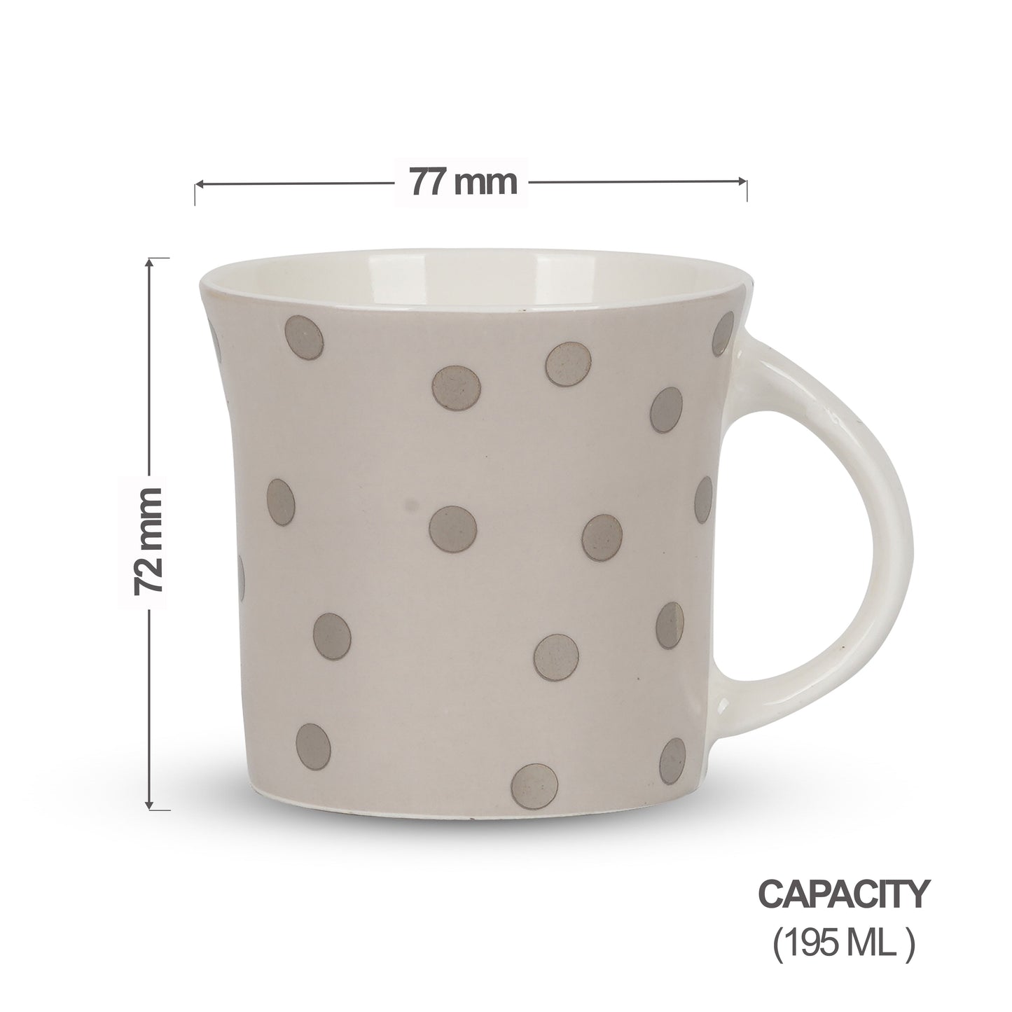 Oxford Medium Denmark in Grey with Dots-coffee mugs My Store