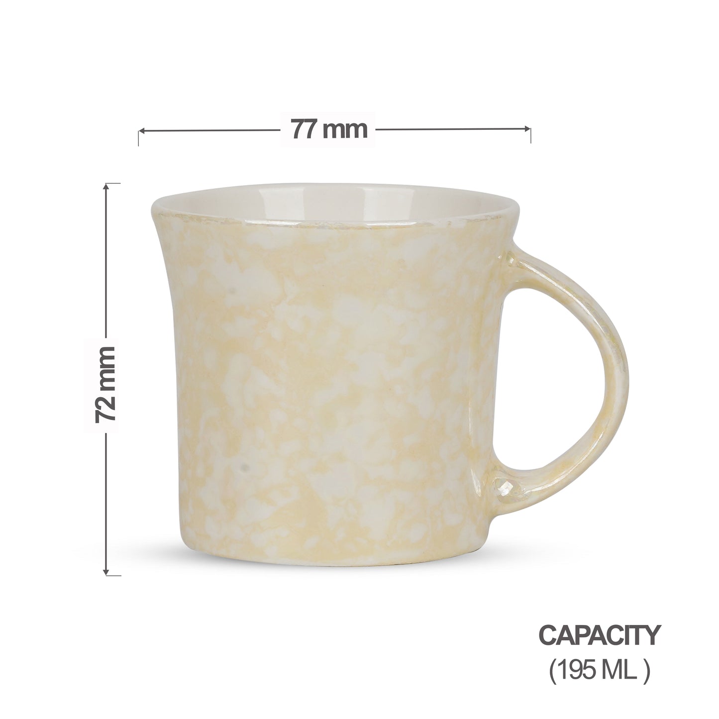 Oxford Medium Swiss in Yellow Luster-coffee mugs My Store