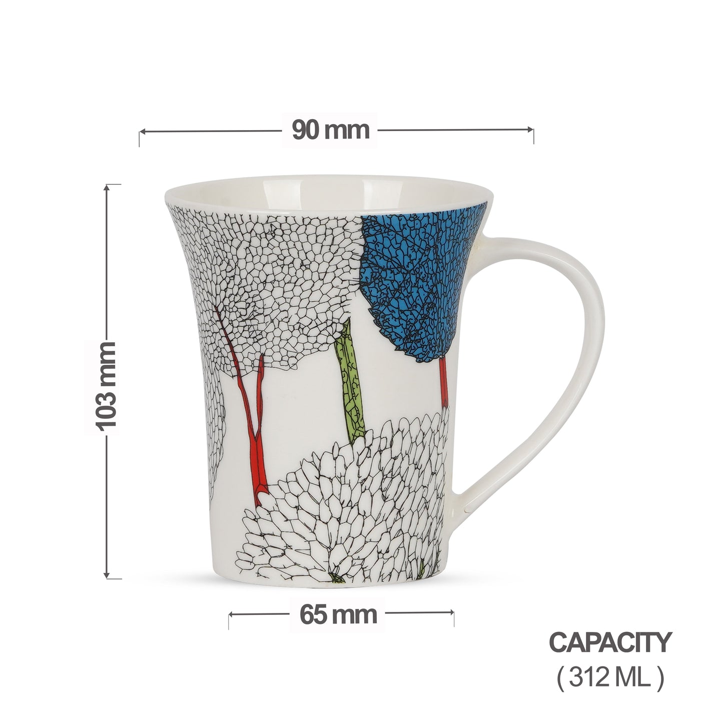 Oxford Tree Temptation-stylish milk mugs My Store