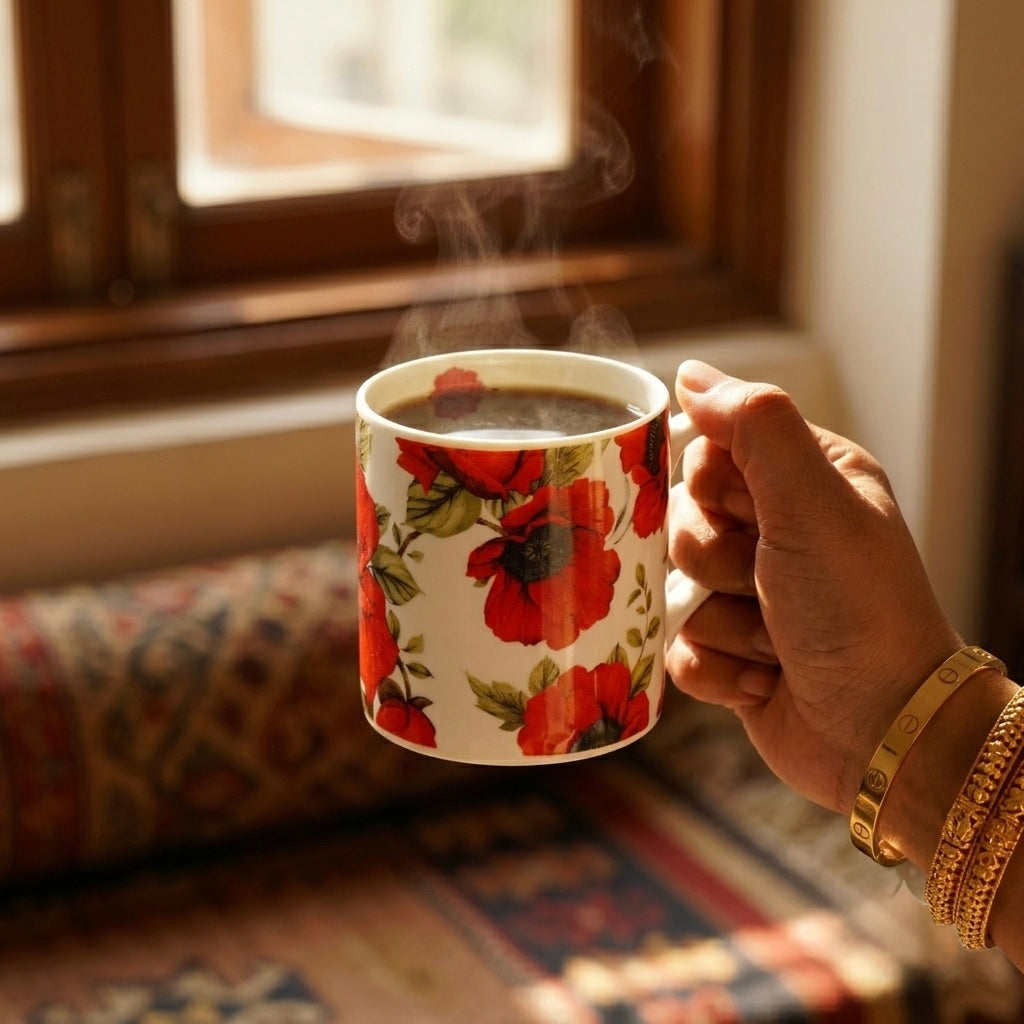 Balmoral Red Poppy-Poppy Mug Fine Bone China My Store