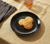 Black Quarter Plates, Glossy, Pack of 2 My Store