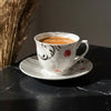 Classic Blossom Bliss-Bone China Cups & Saucers set My Store