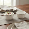 Crown Bowls with Pure Platinum in white fine bone china with elegant platinum rim design