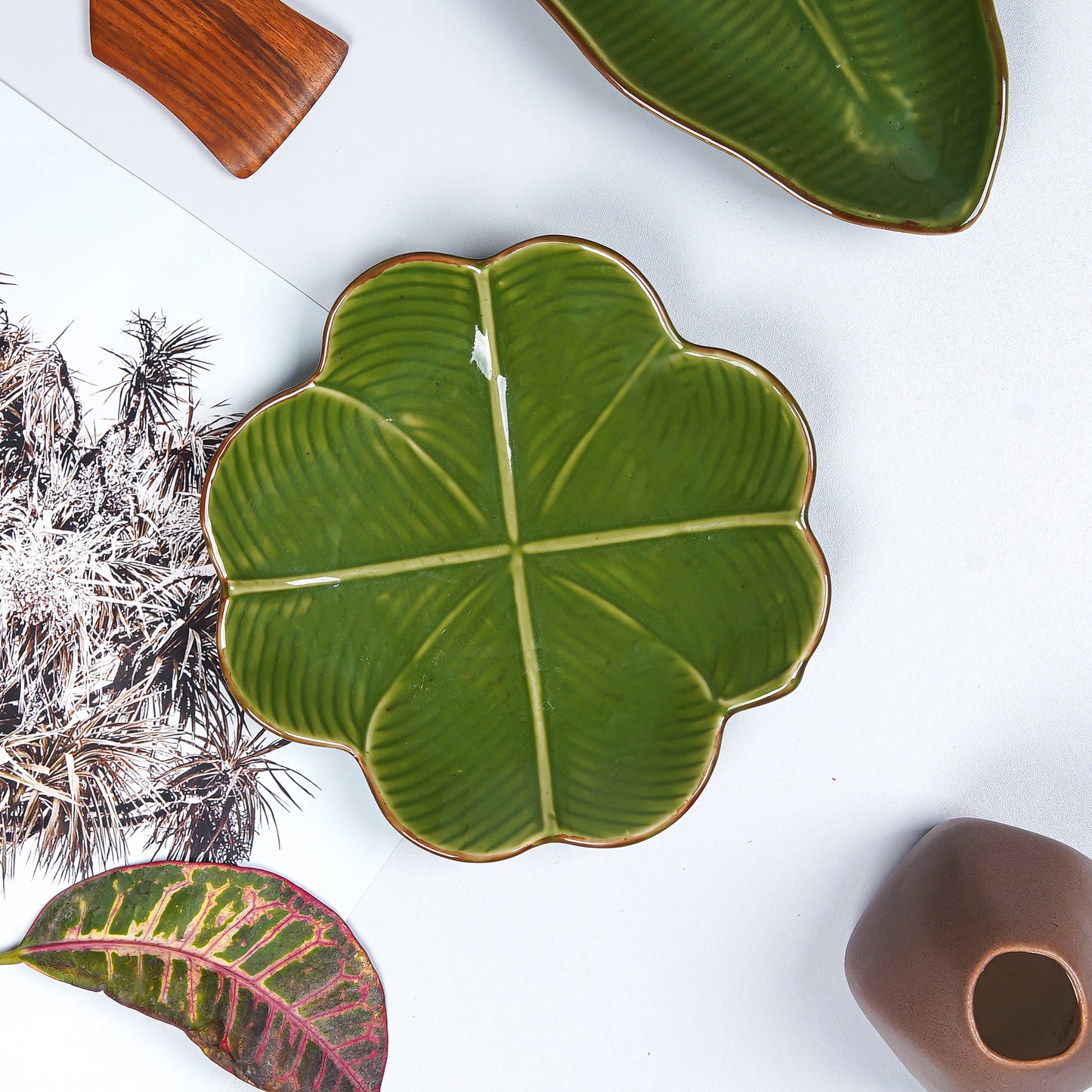 Leaf Quarter Plate My Store