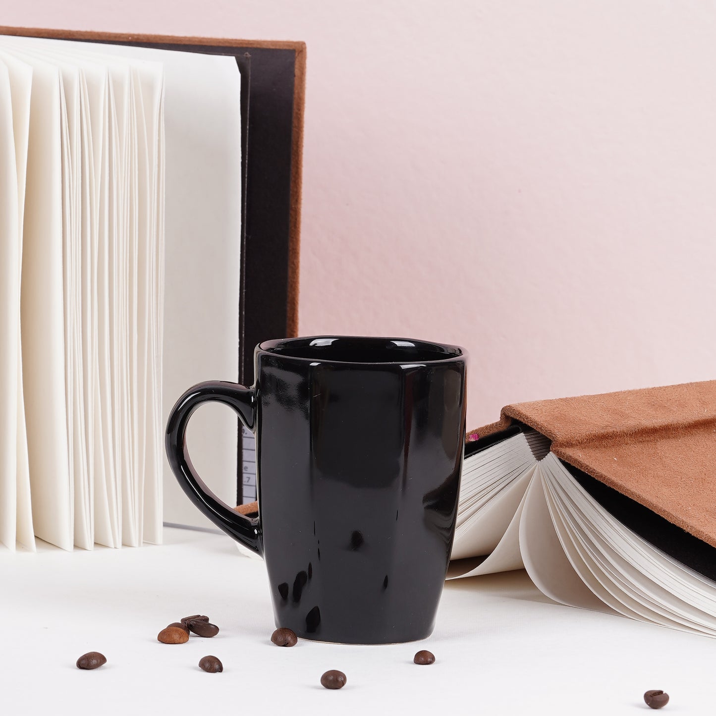 DATA Zia Mugs in Black, Set of 6
