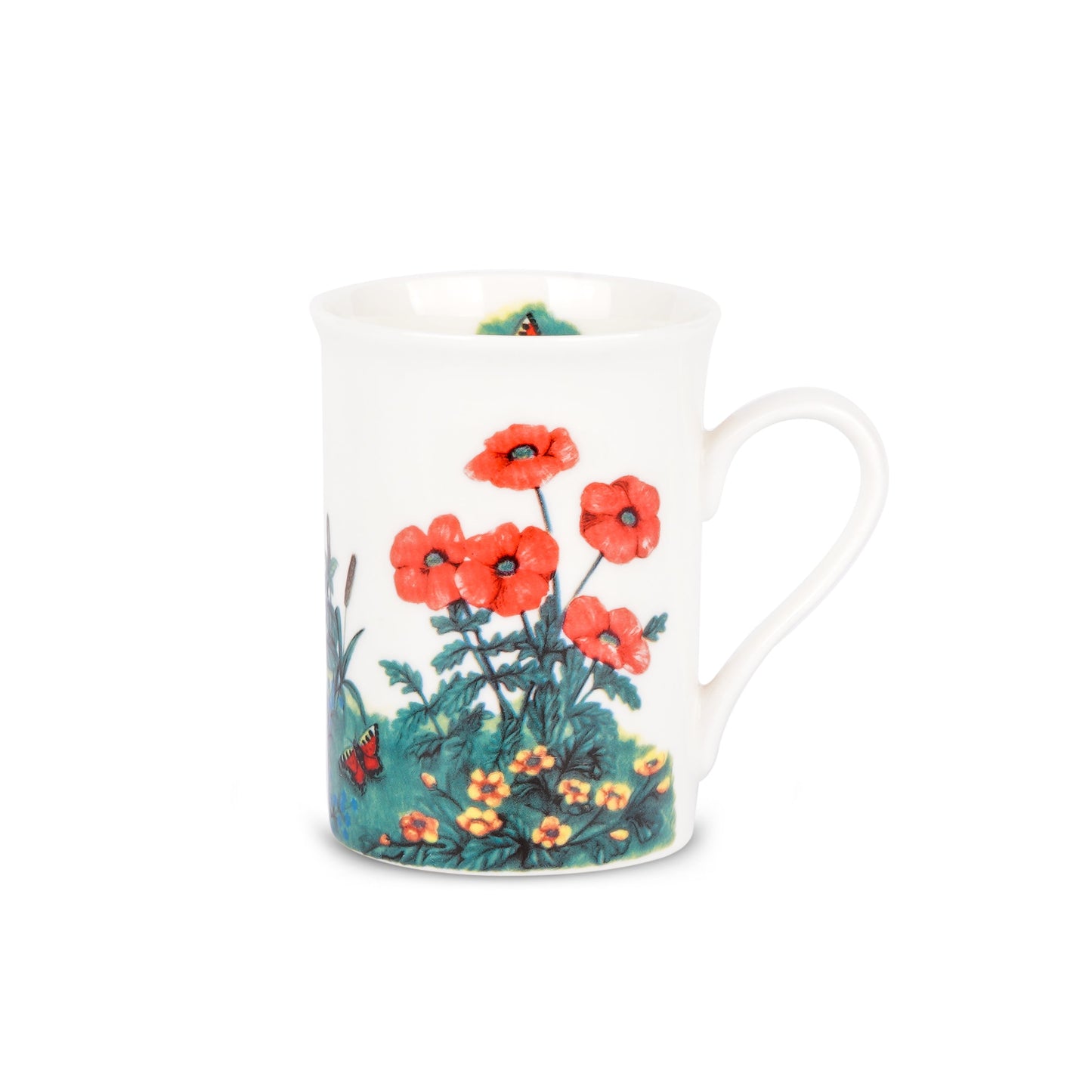 Panama Mug with Multiple Flowers-milk mugs My Store