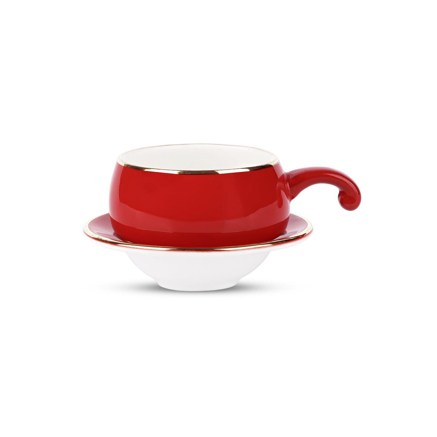 Dandy Lines Lilliput in Red with Gold, Pack of 12 My Store