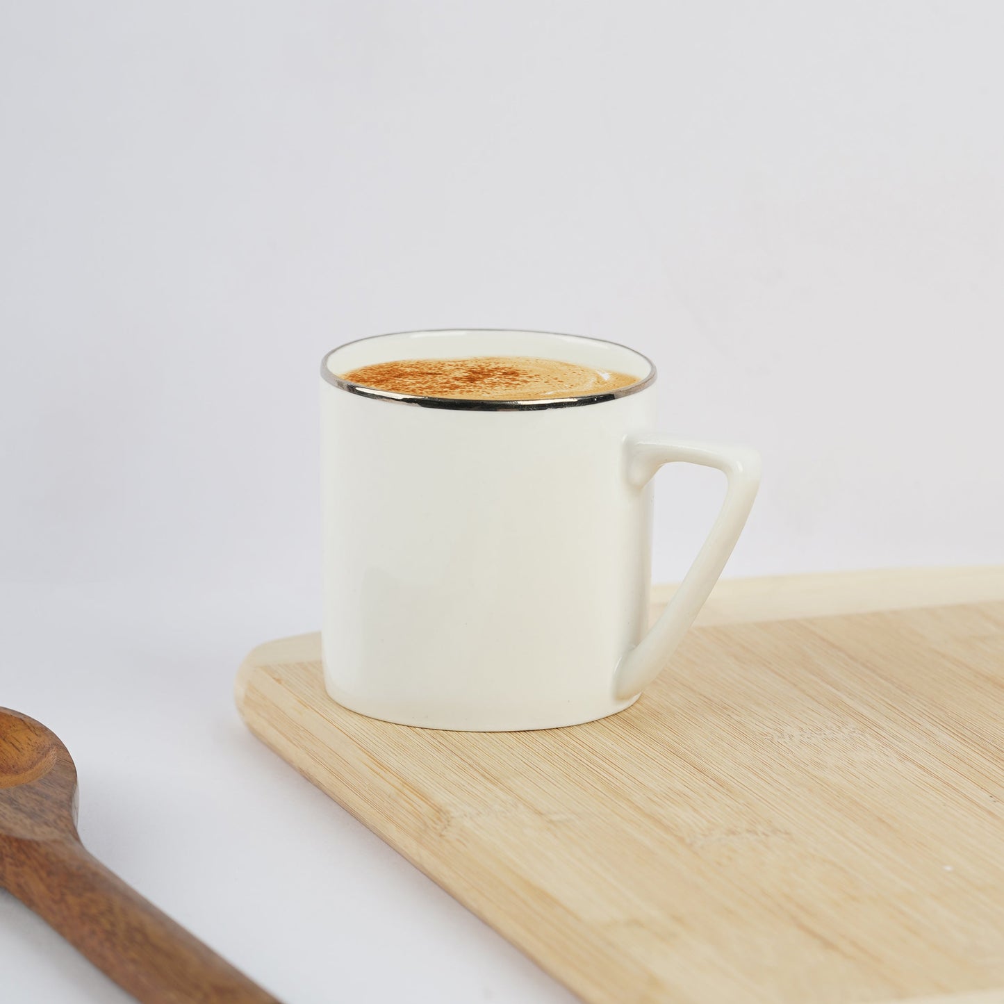 Puja Medium Coffee Mugs in Platinum-stylish My Store