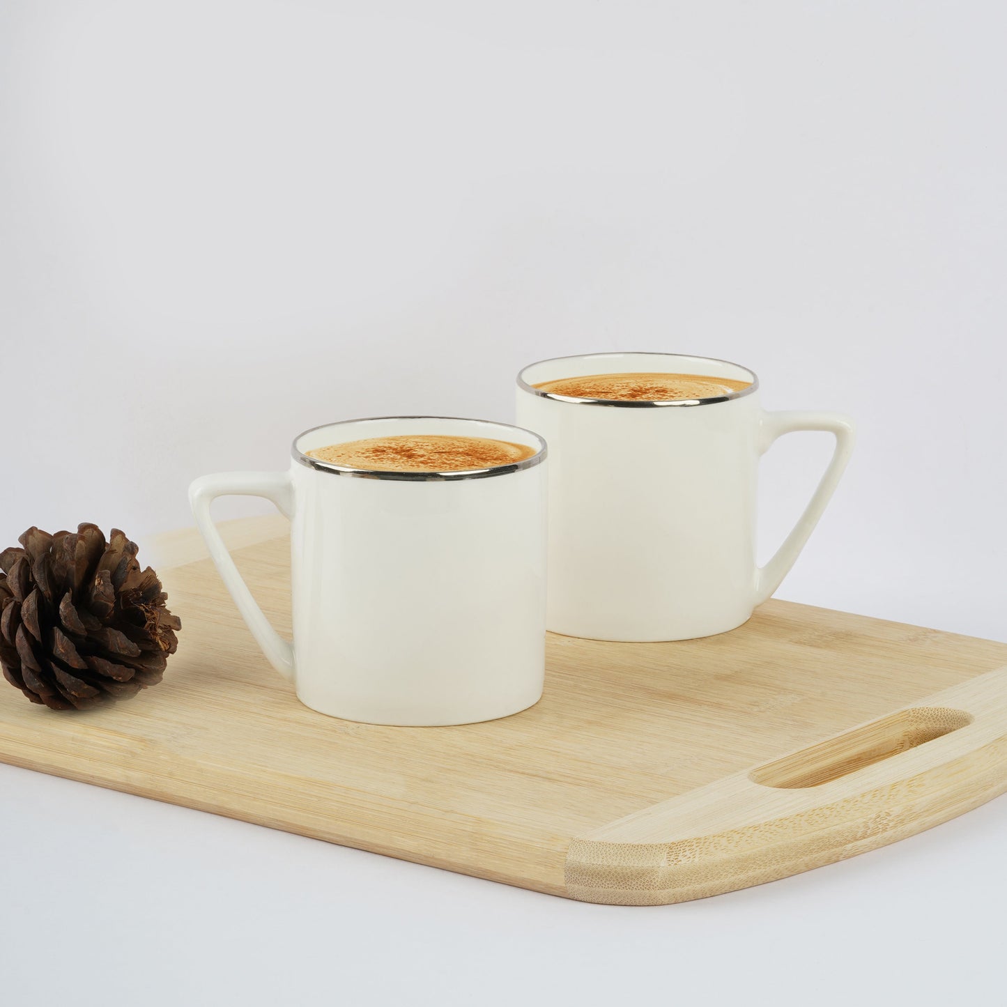 Puja Medium Coffee Mugs in Platinum-stylish My Store