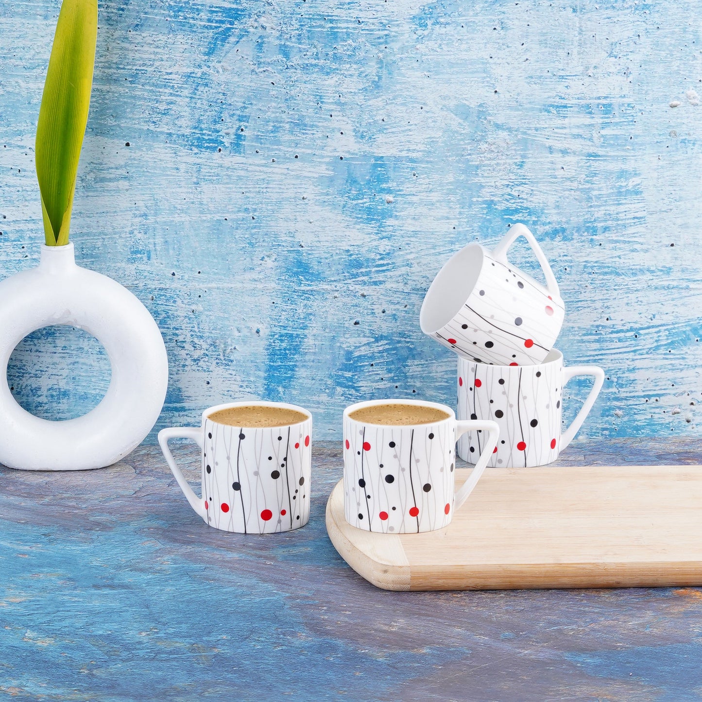 Puja Abstract Dots Coffee Mugs My Store