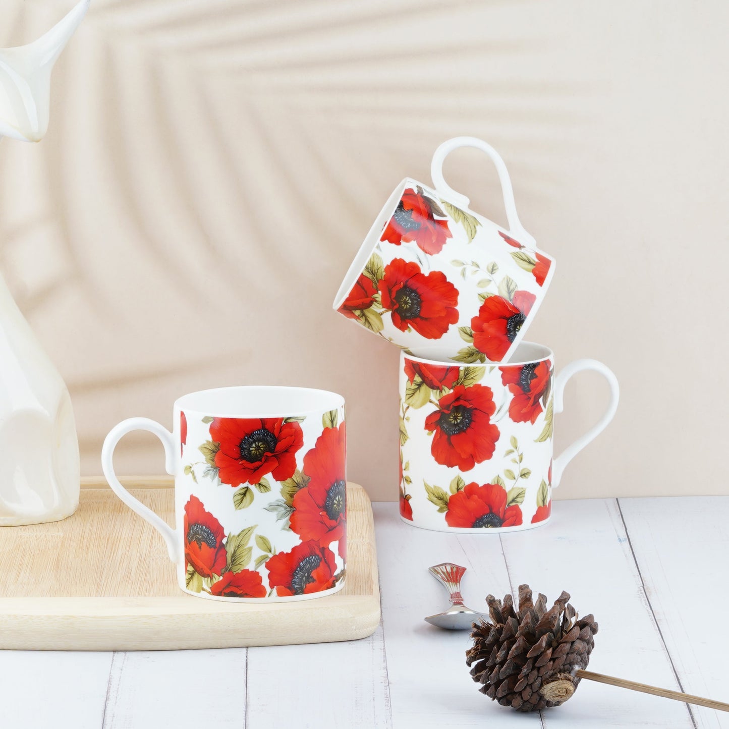 Balmoral Red Poppy-Poppy Mug Fine Bone China My Store