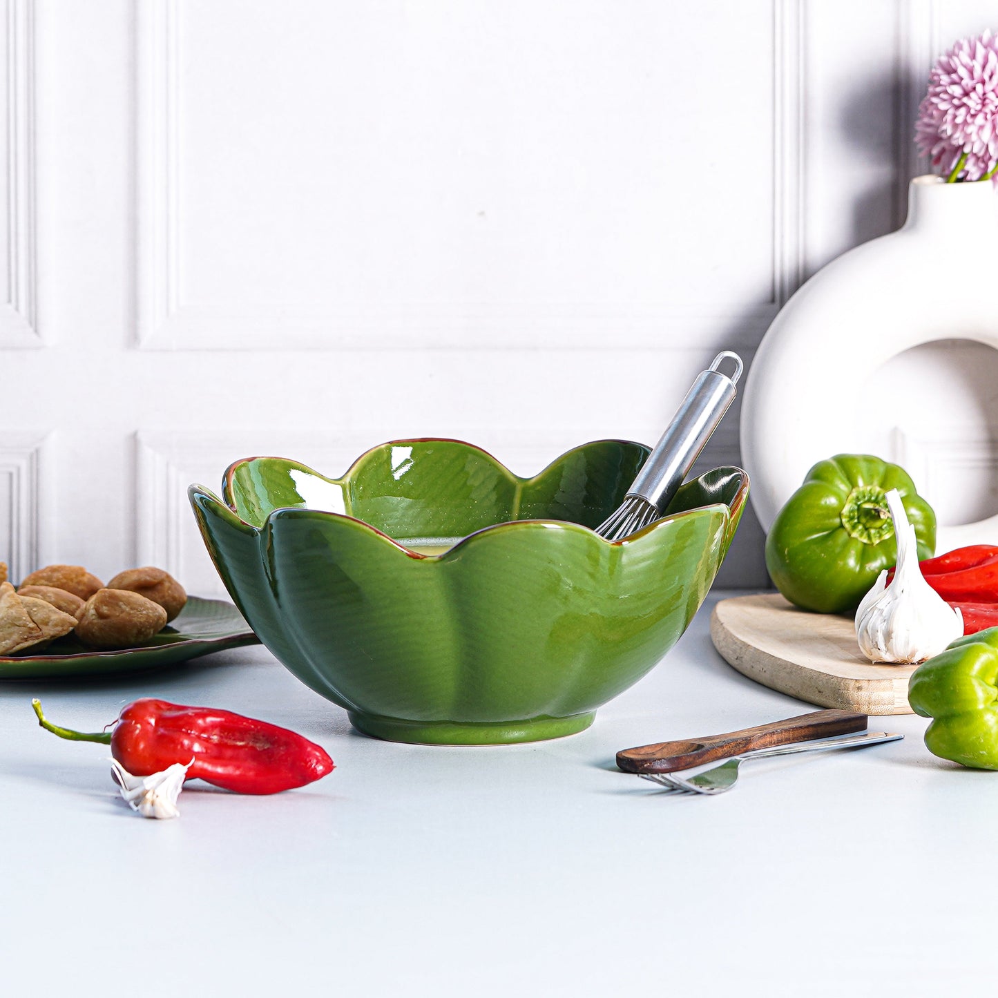 Extra Large Leaf Circle Bowl My Store