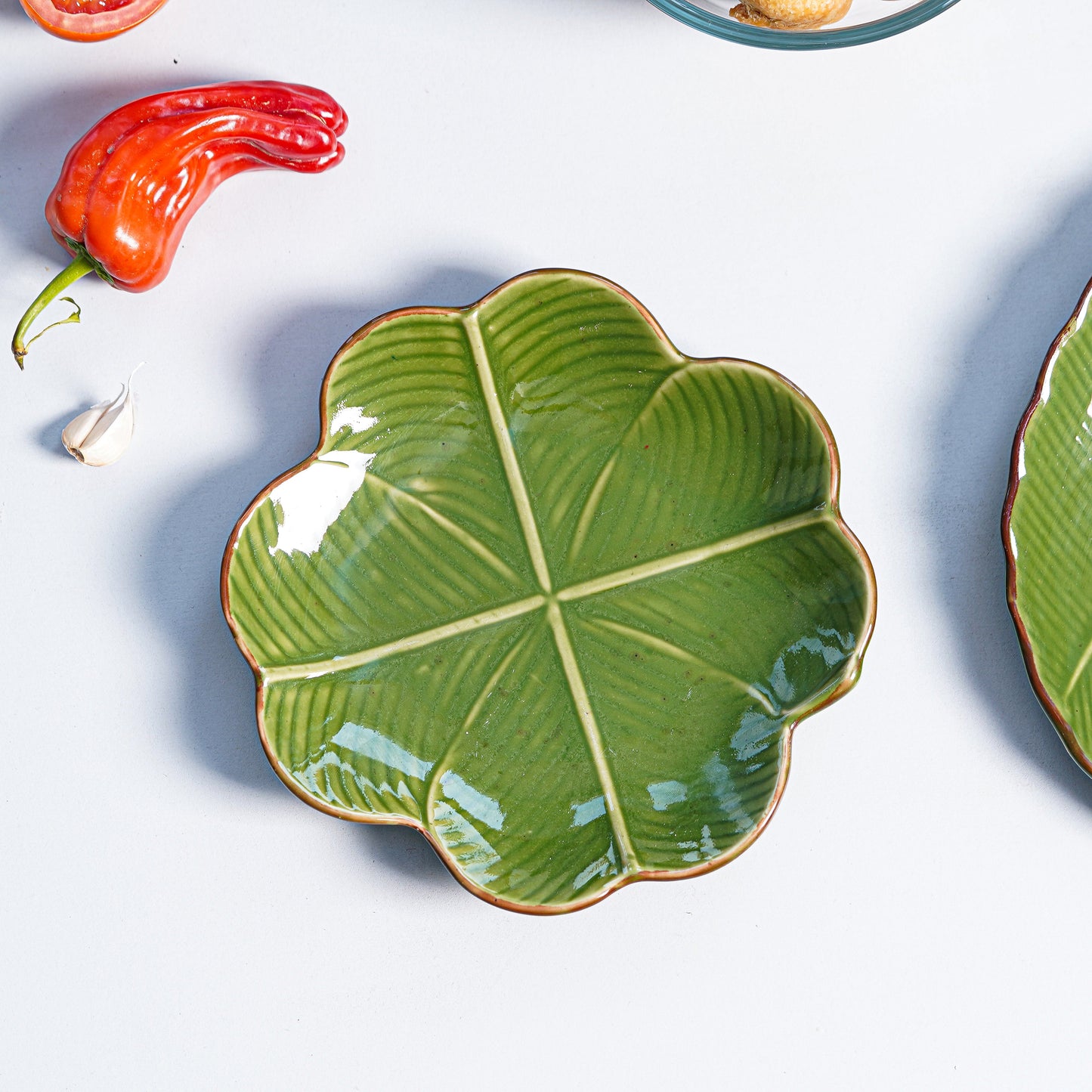Leaf Quarter Plate My Store