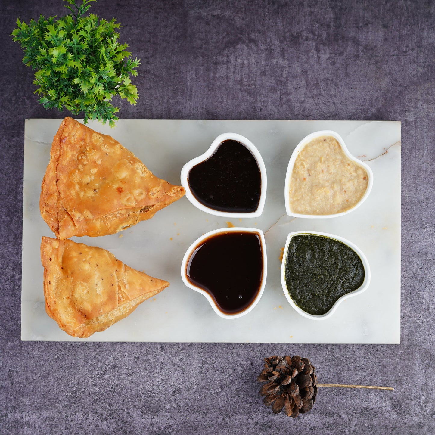 Heart Chutney/Sauce Bowl-heart shape bowl My Store