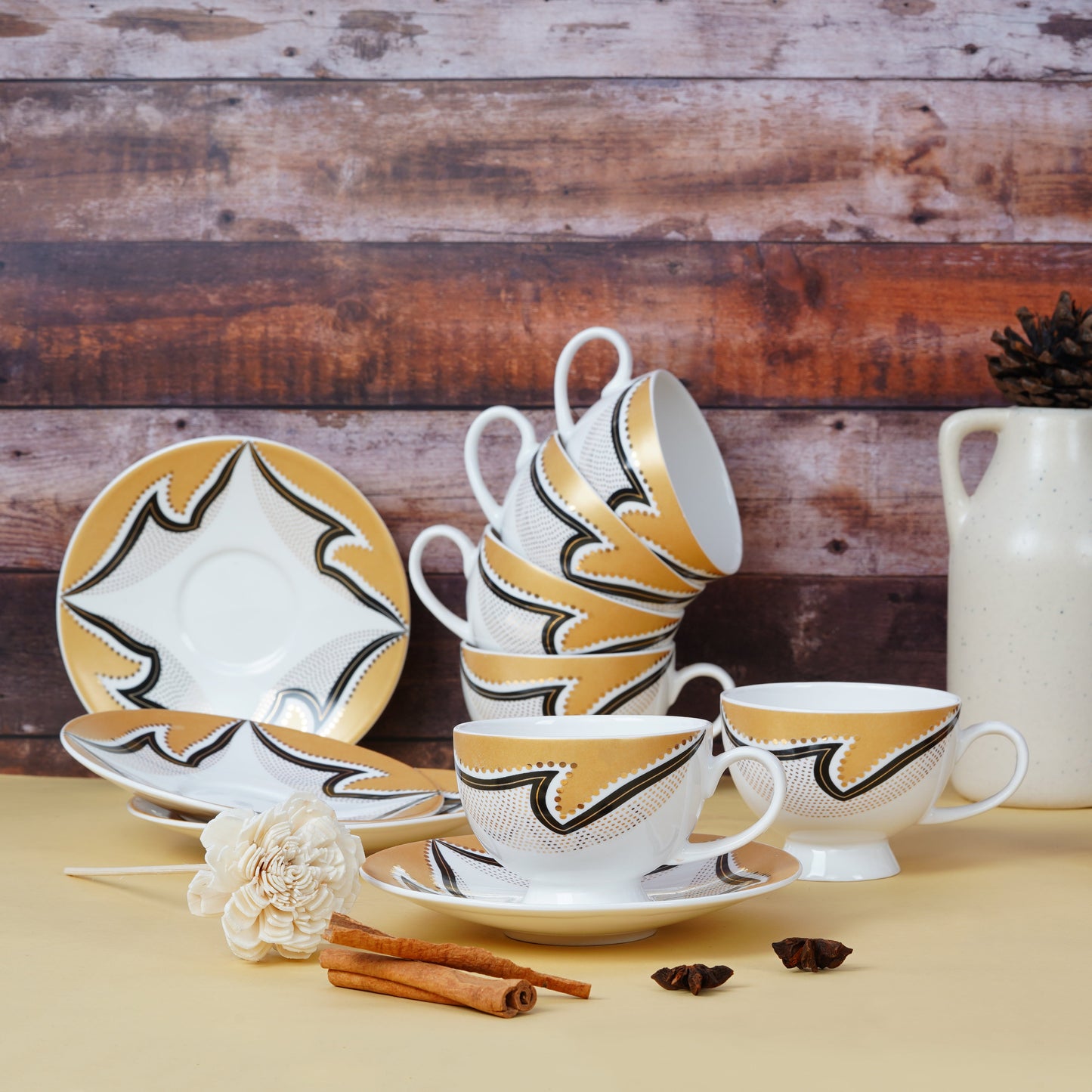 Yana Sahara GOLD-tea cups set My Store