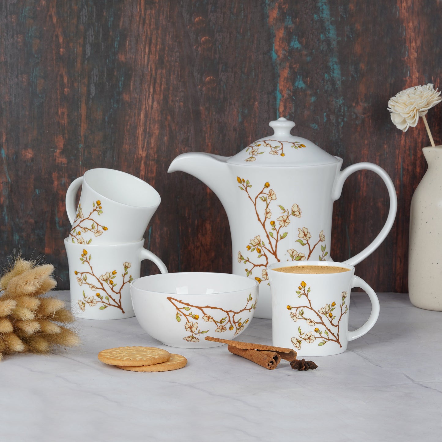 Botanical Coffee Set Bone China My Store