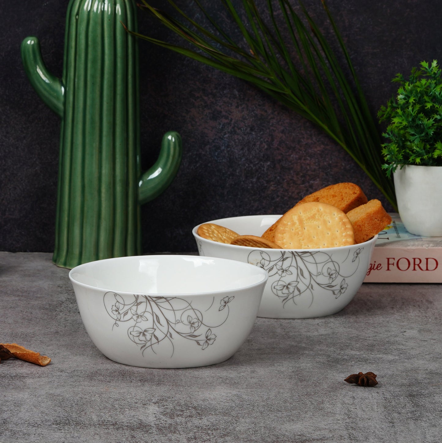 Korean Bowl in Platinum Floral My Store