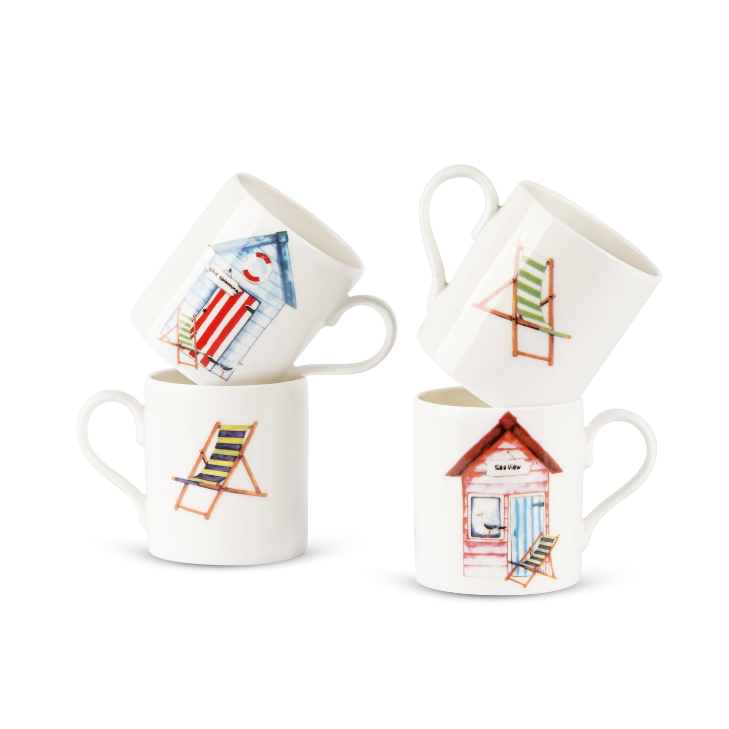 Balmoral Beach House and Chair Coffee Mug set My Store