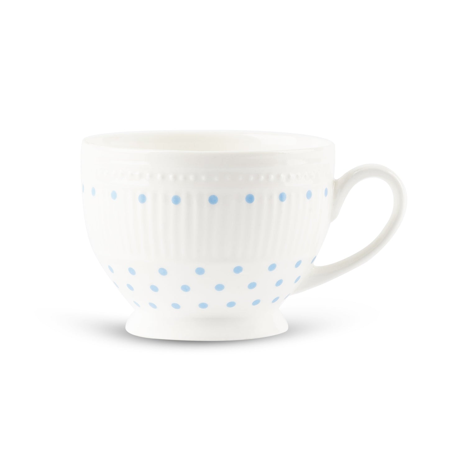 Crown Tea Set with Blue Dots Buy Tea Cups, Cup & Saucer Sets My Store