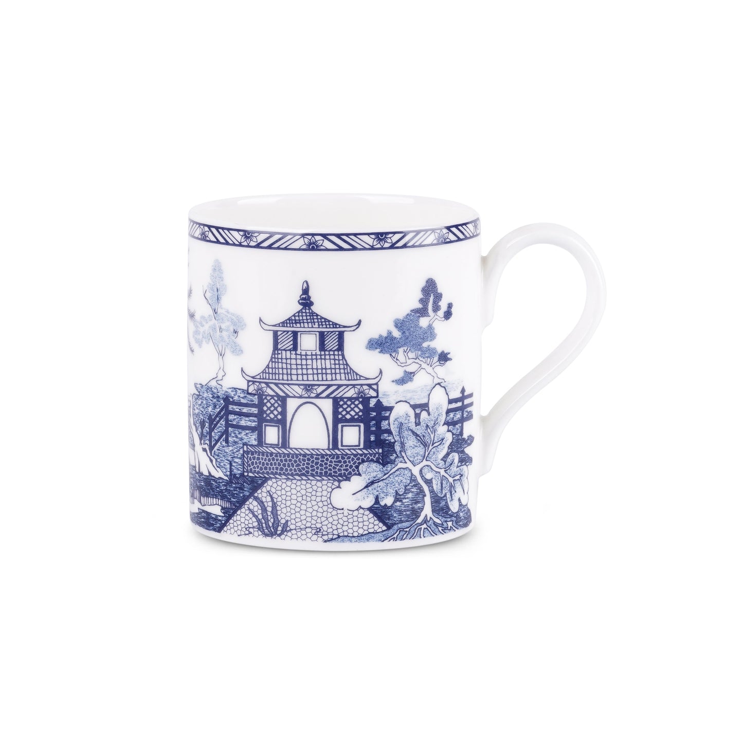 Balmoral Willow Mug Bone China Milk Mugs My Store