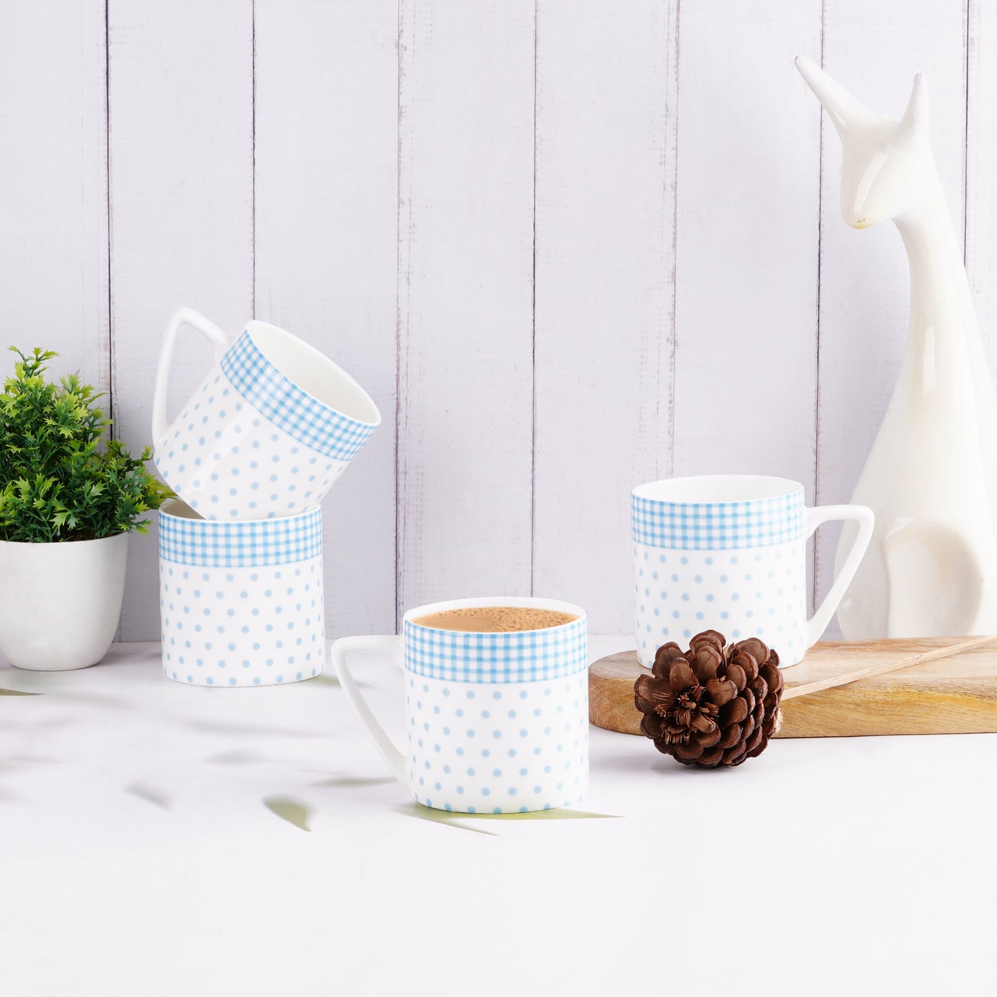 Puja Blue Dots-stylish coffee mugs My Store