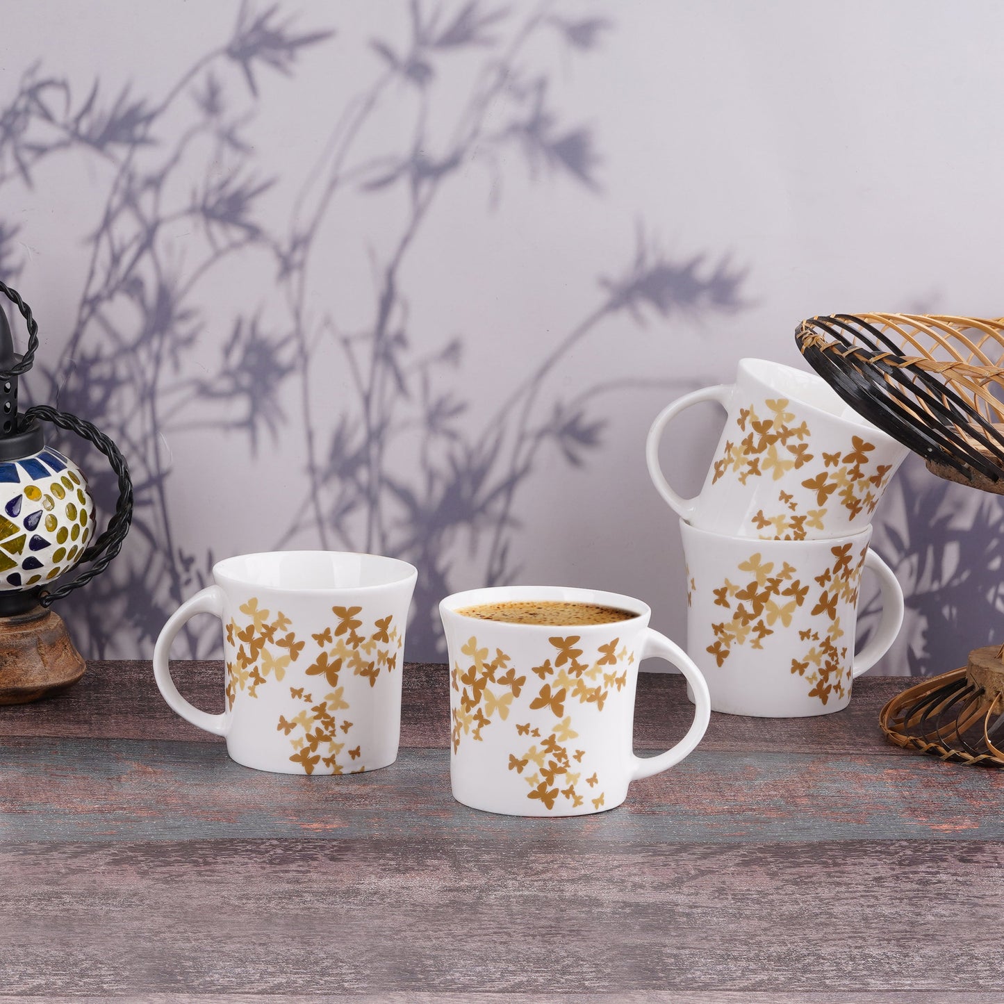 Oxford Medium Bronze Butterflies-stylish coffee mugs My Store