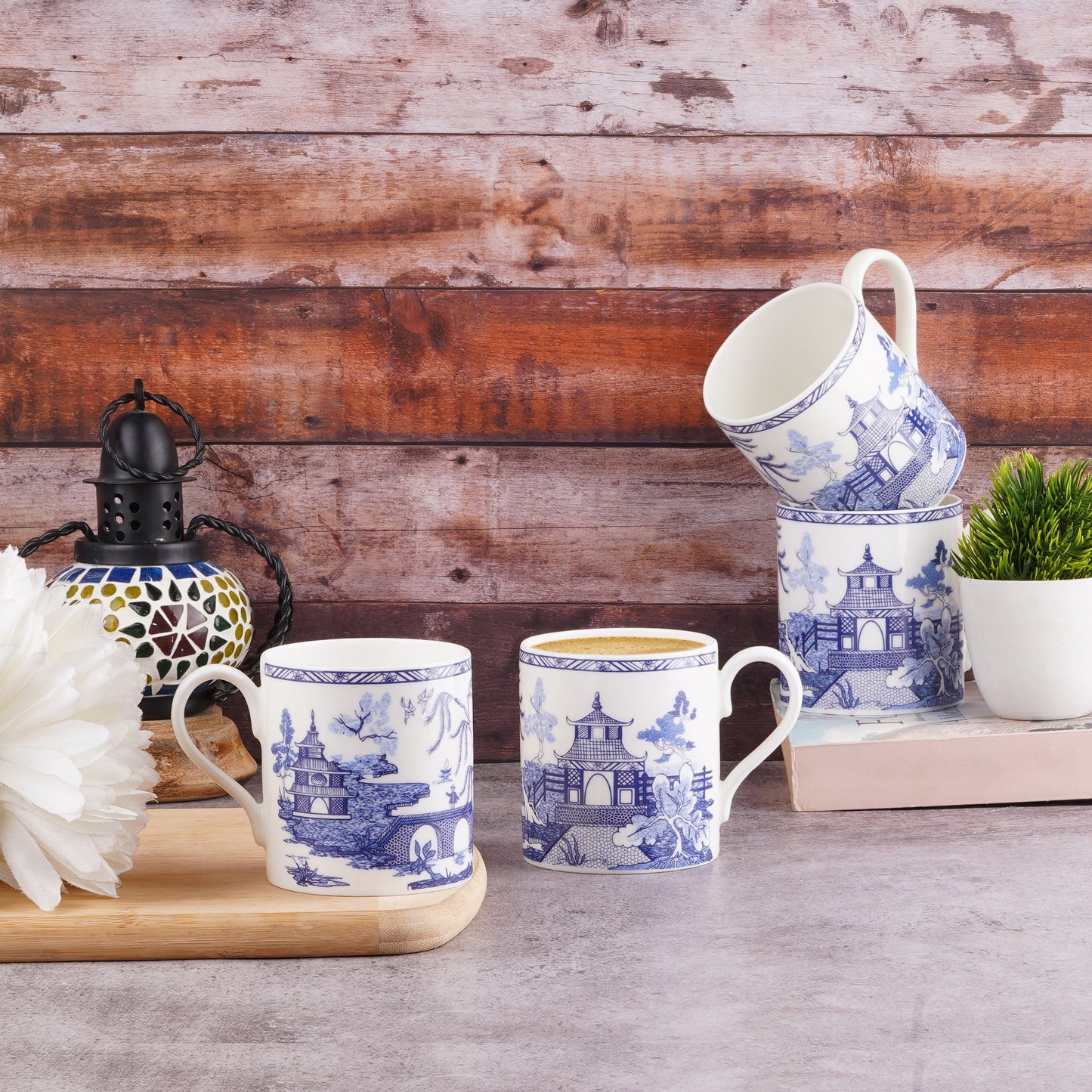 Balmoral Willow Mug Bone China Milk Mugs My Store