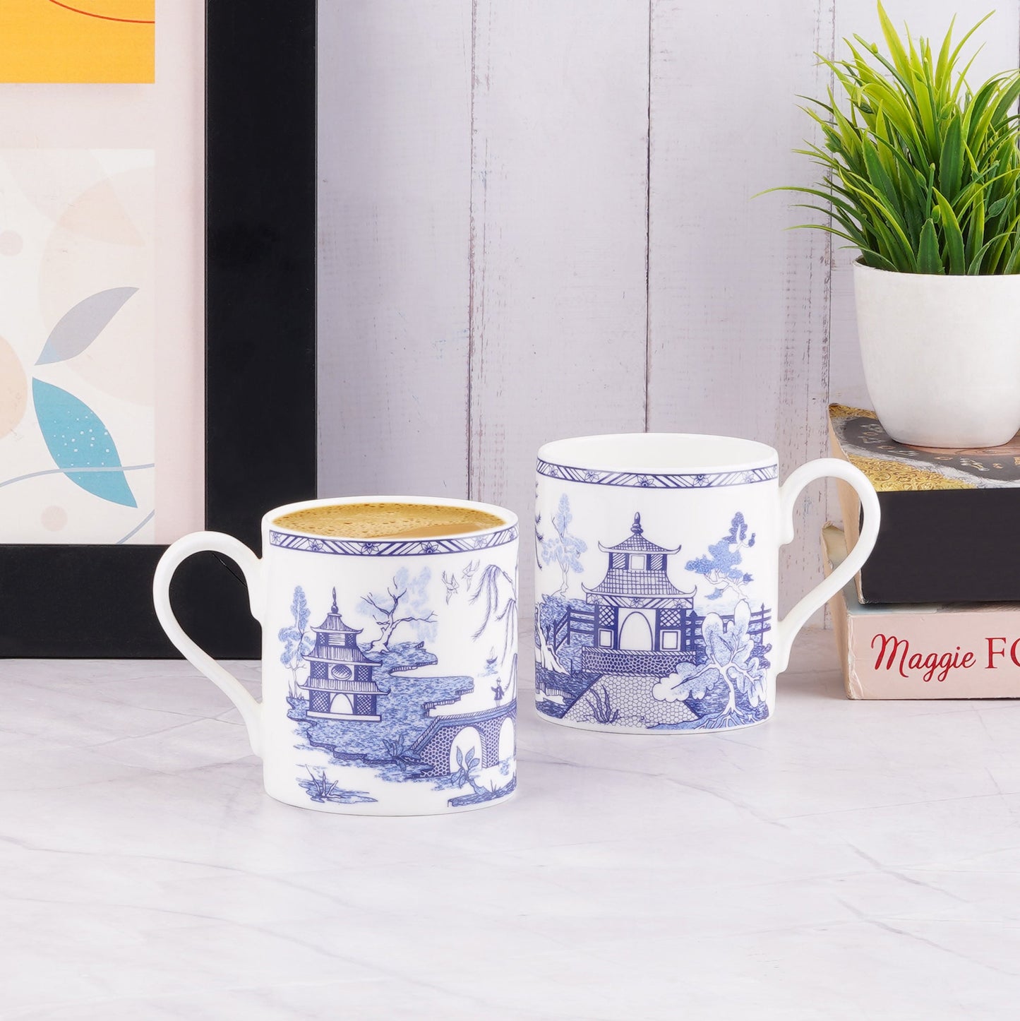Balmoral Willow Mug Bone China Milk Mugs My Store