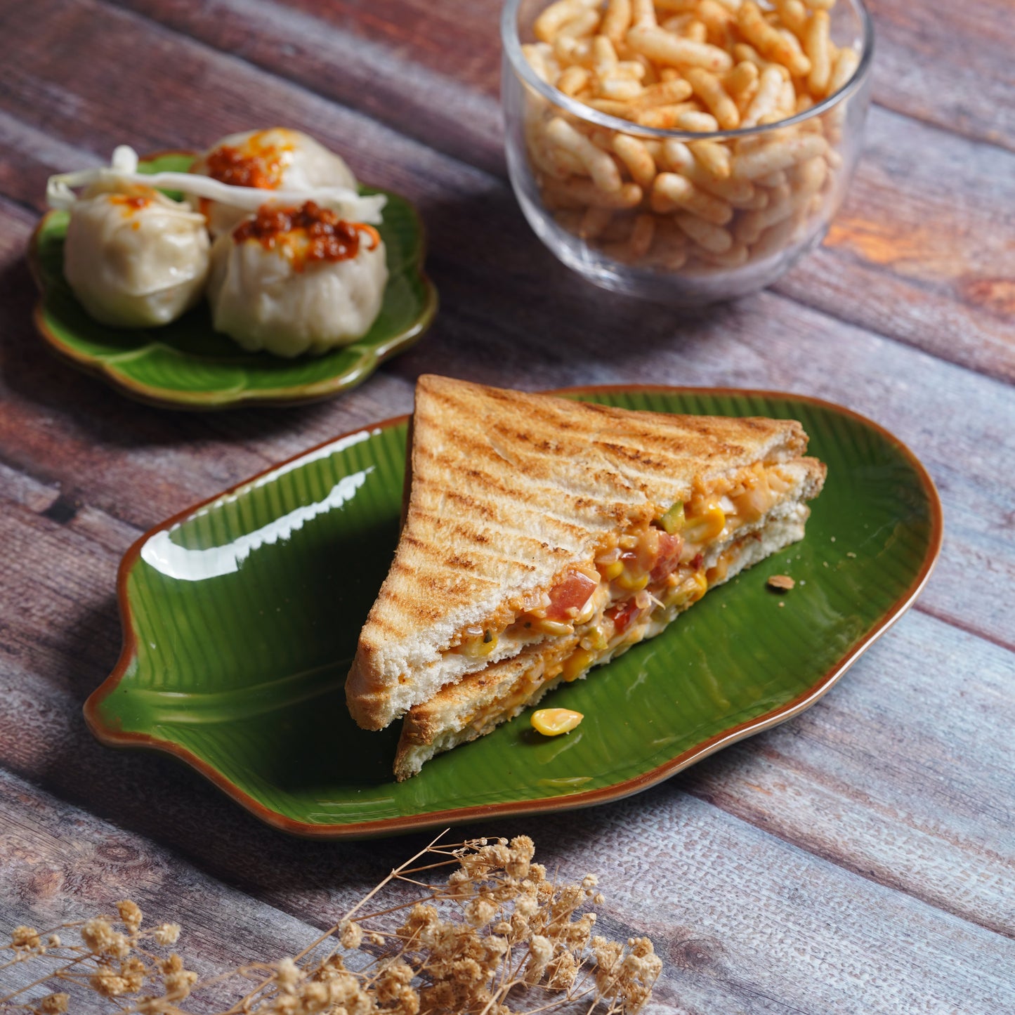 Earth Green Leaf Platter My Store
