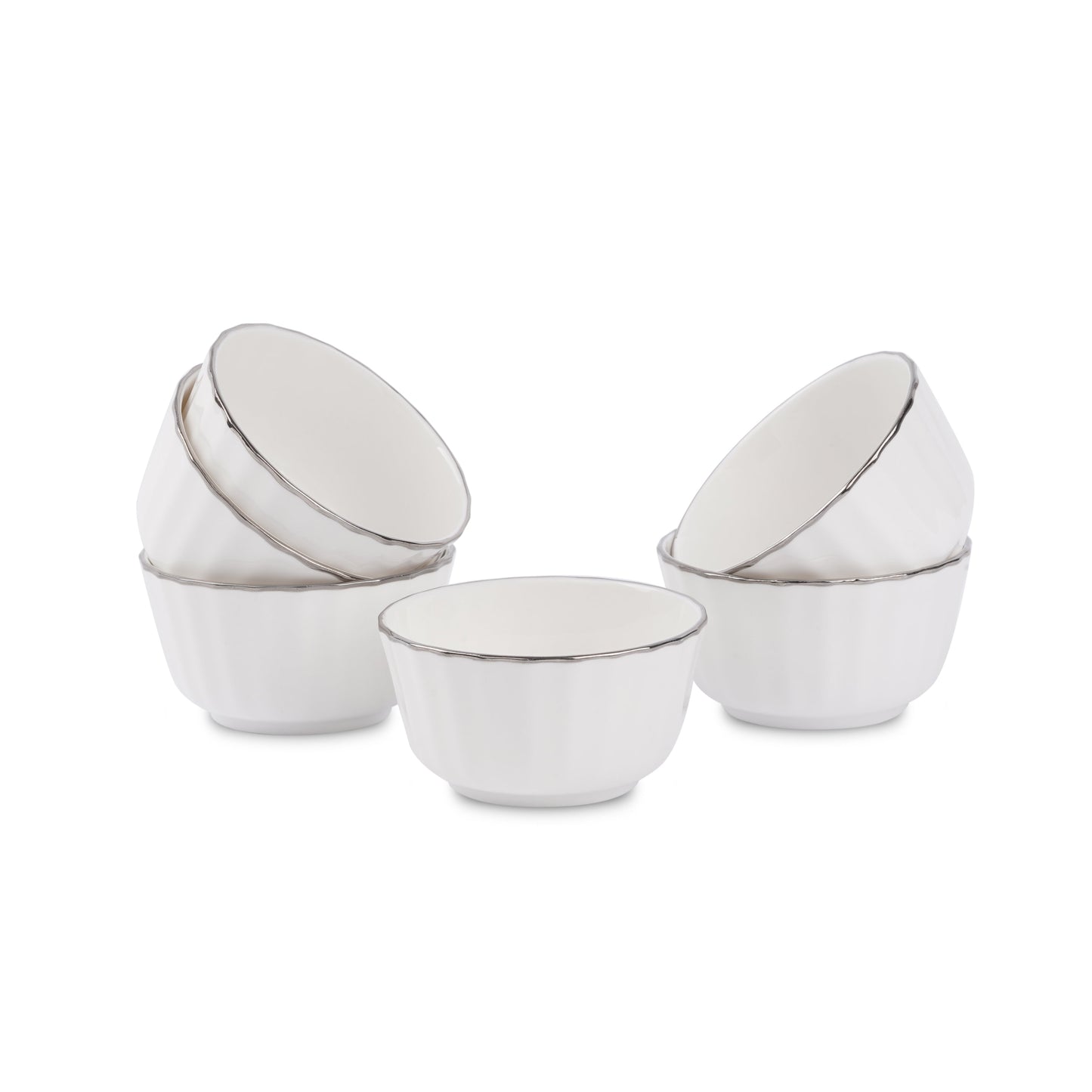 Dandy Lines Crown Bowls with Platinum My Store