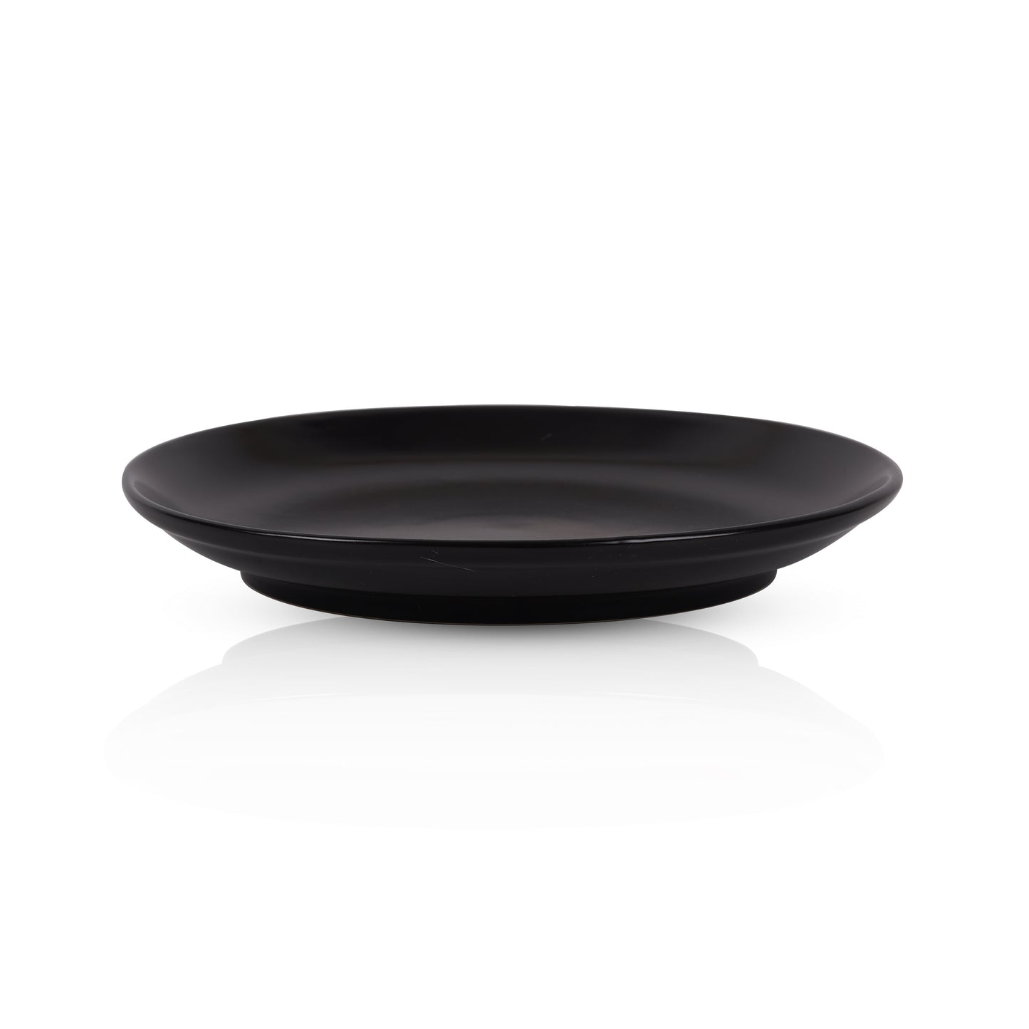 DATA Sattva Black Matt Quarter Plates, Set of 2