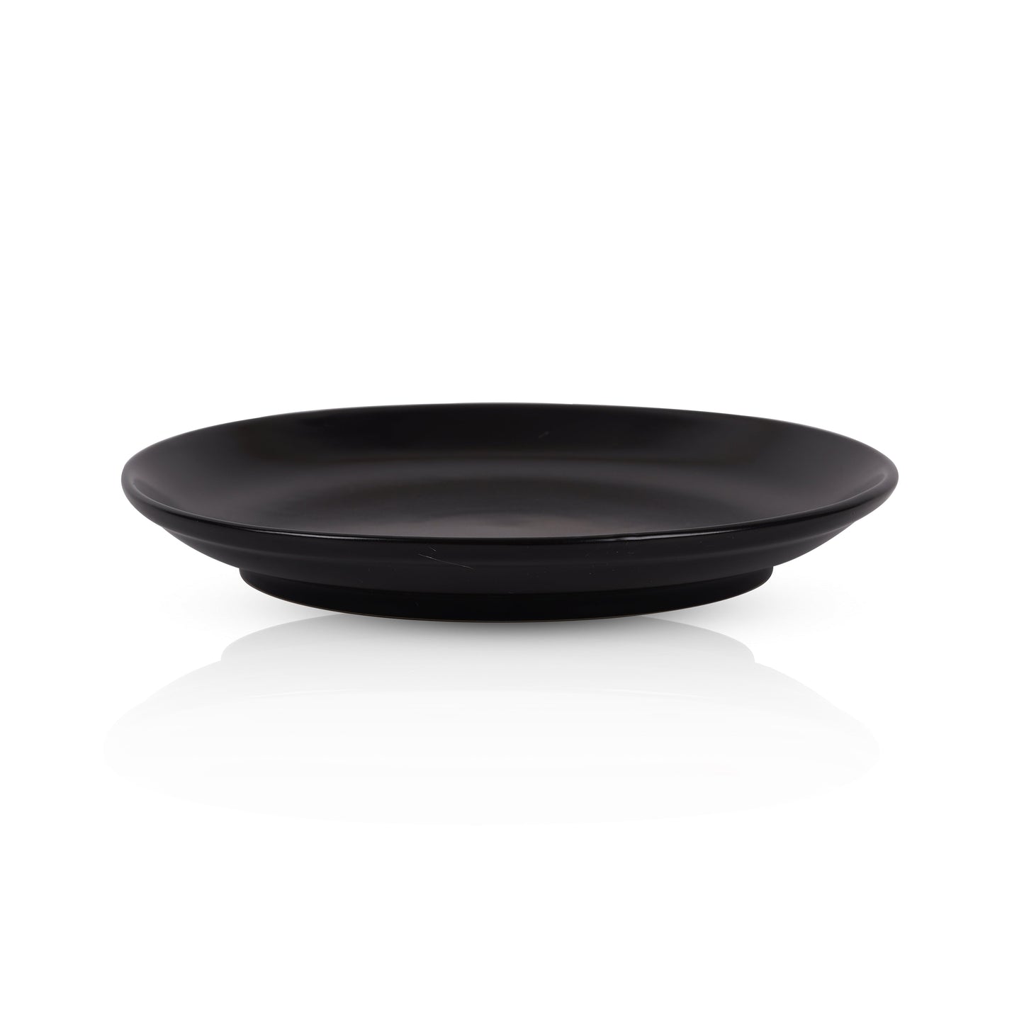 DATA Sattva Black Matt Quarter Plates, Set of 2 My Store