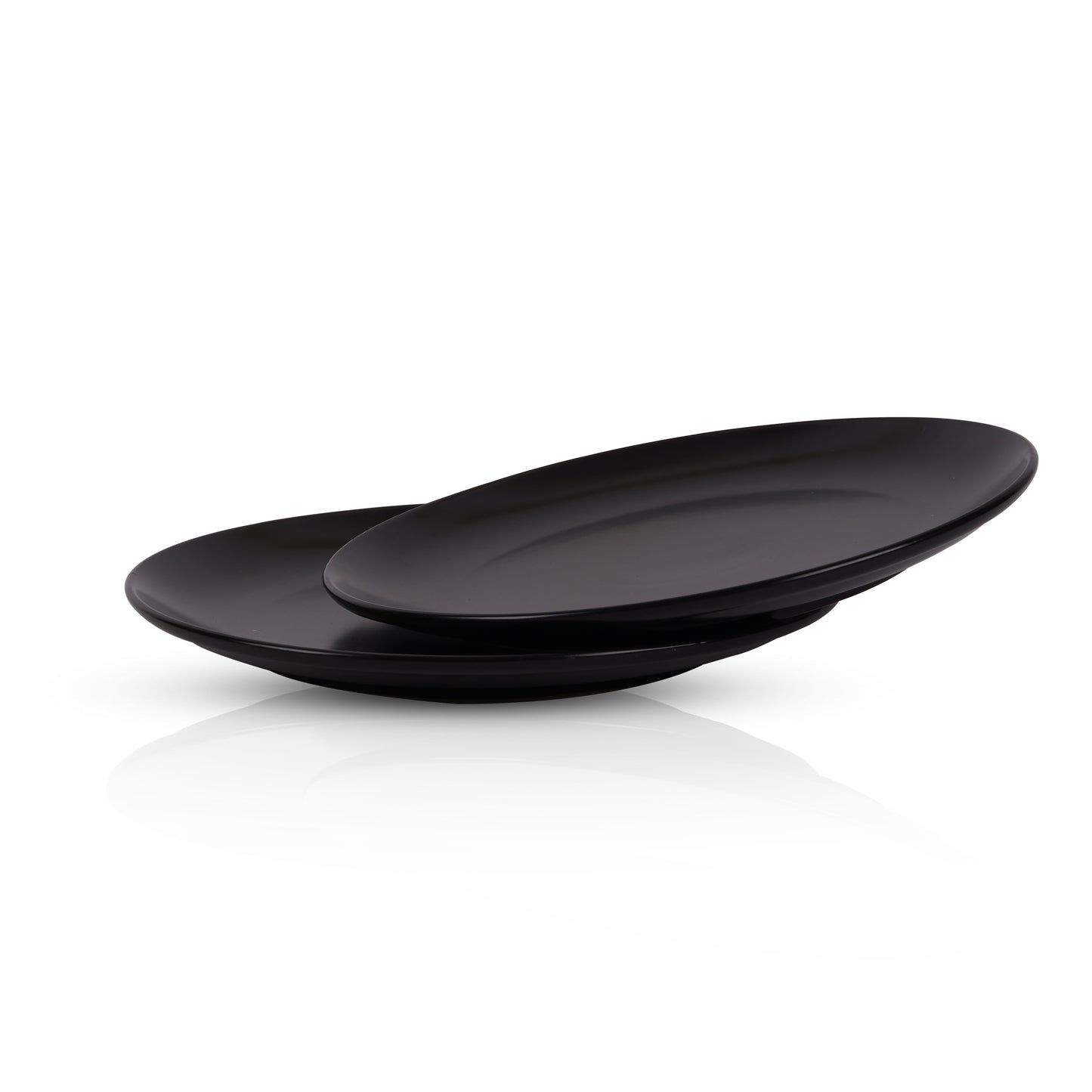 DATA Sattva Black Matt Full Plates, Set of 2