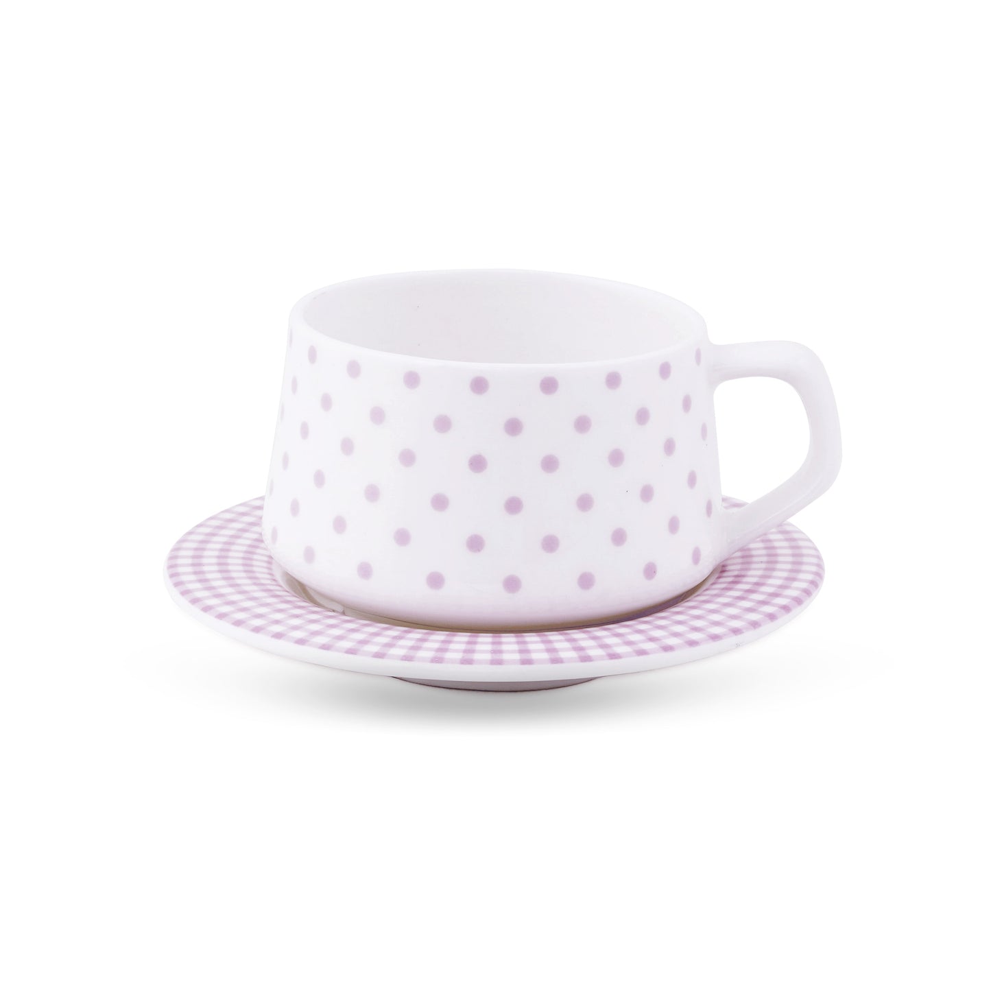 Sana Cups and Saucers in Pink Dots-Stylish cup set My Store