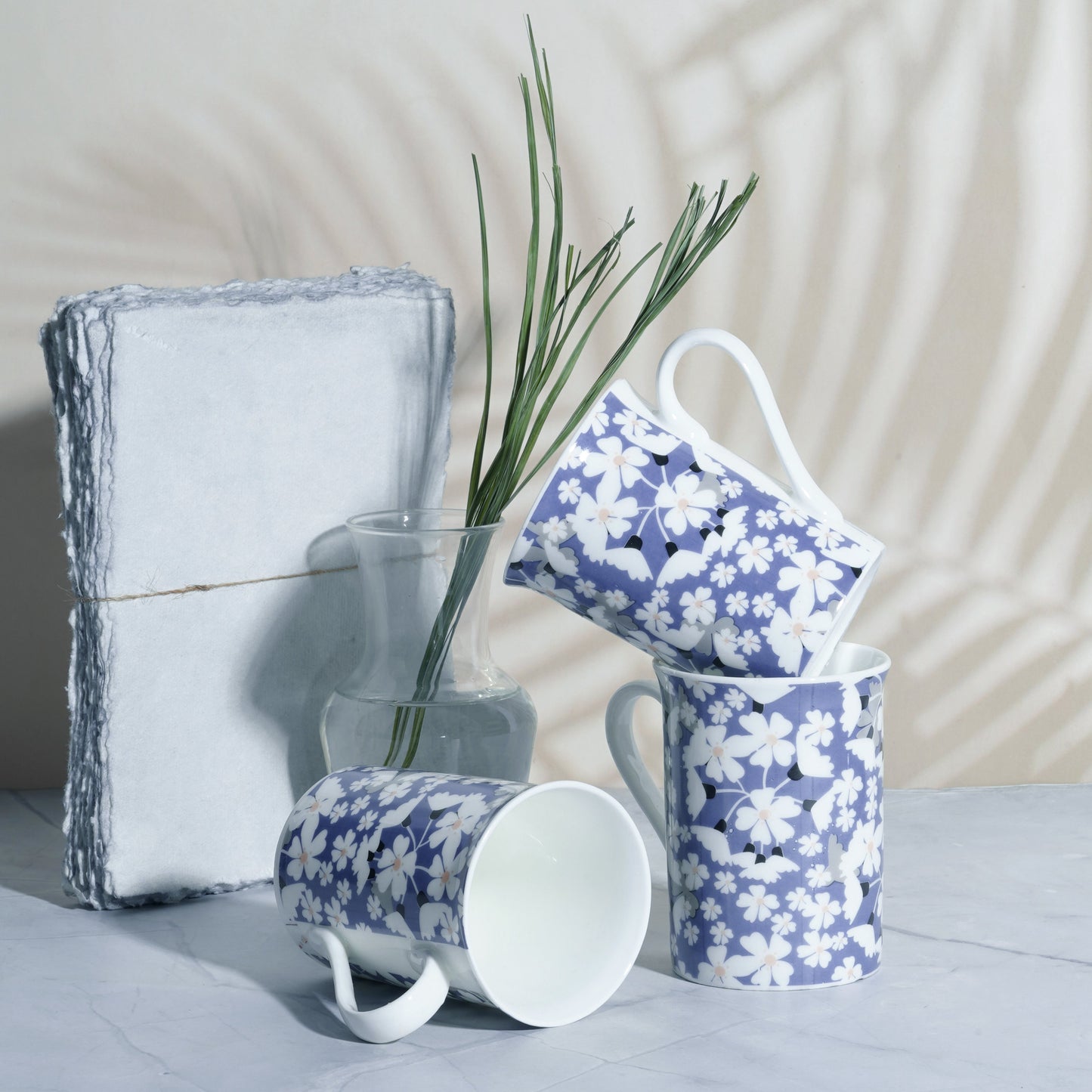 Panama Mug with Medley Flowers-stylish milk mugs My Store