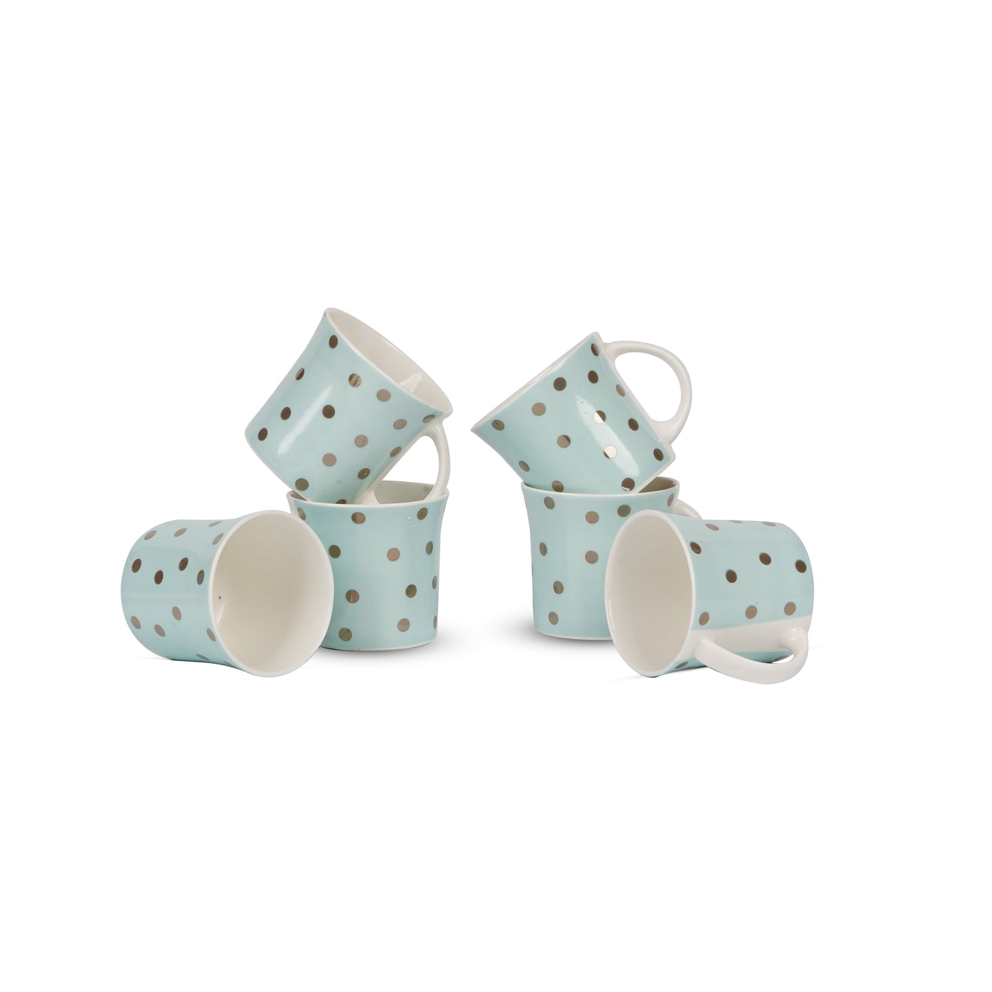 Oxford Medium Denmark in Blue with Dots-stylish coffee mugs My Store
