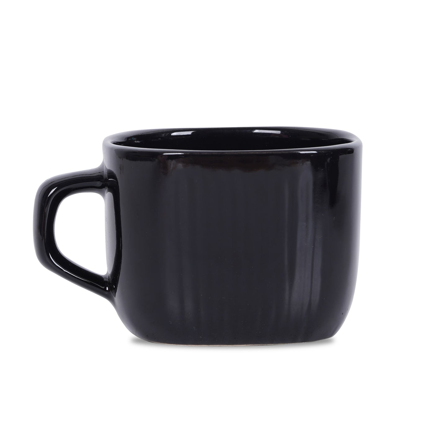 DATA Zen Coffee Mugs in Black, Set of 6