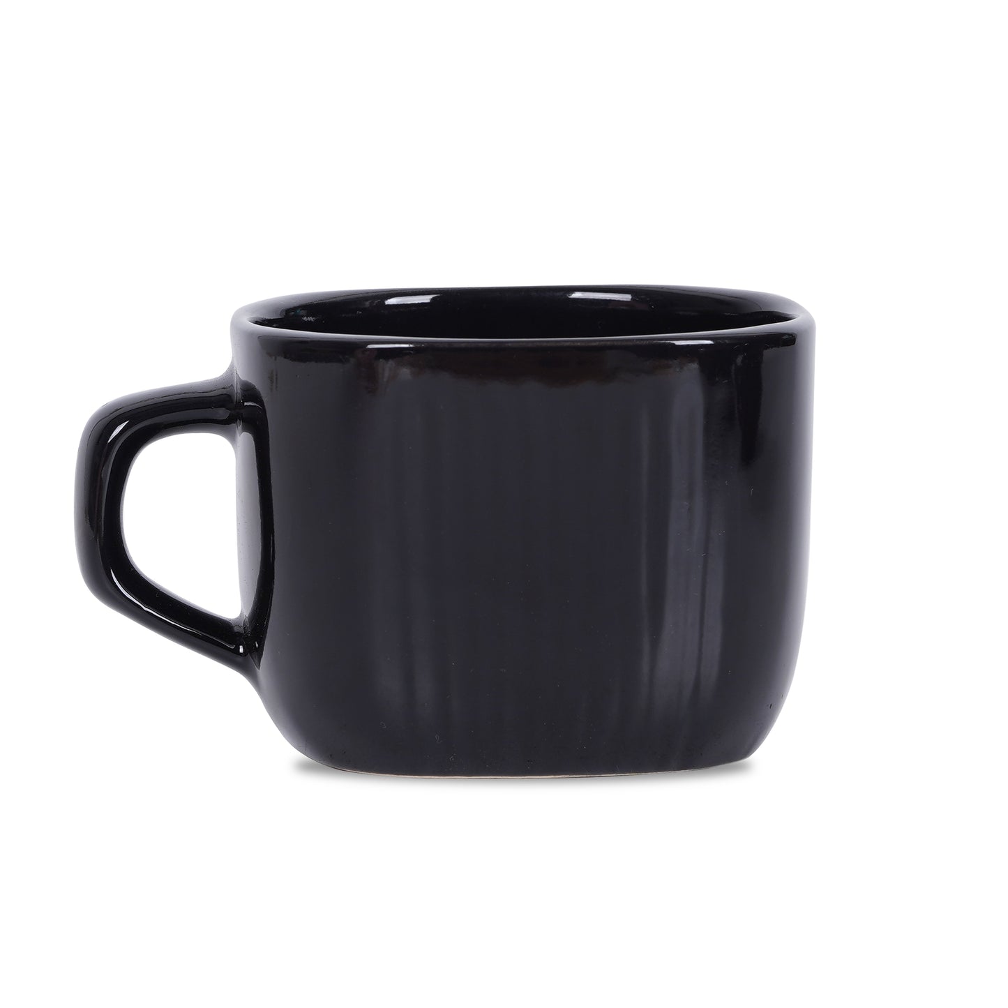 DATA Zen Coffee Mugs in Black, Set of 6 My Store