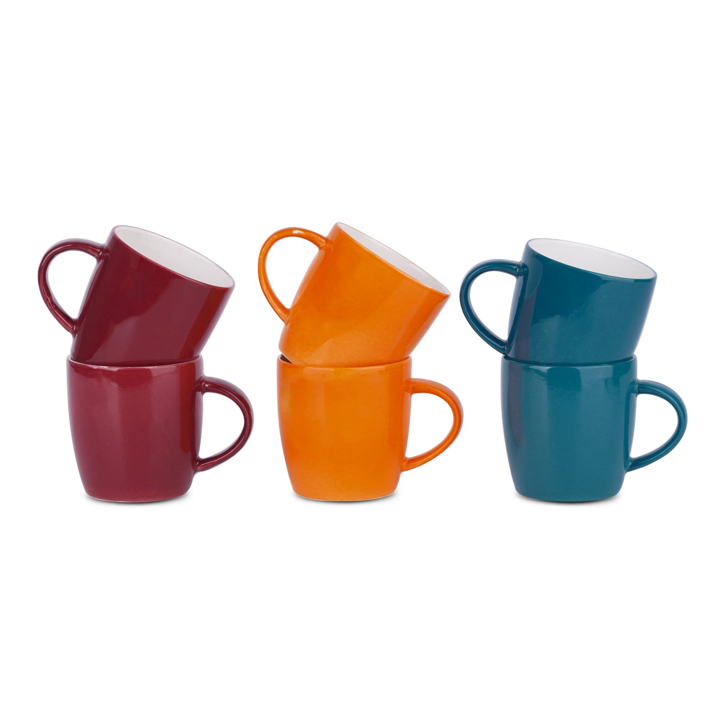 New Ray Medium in Orange, Maroon, Green-stylish coffee mug My Store