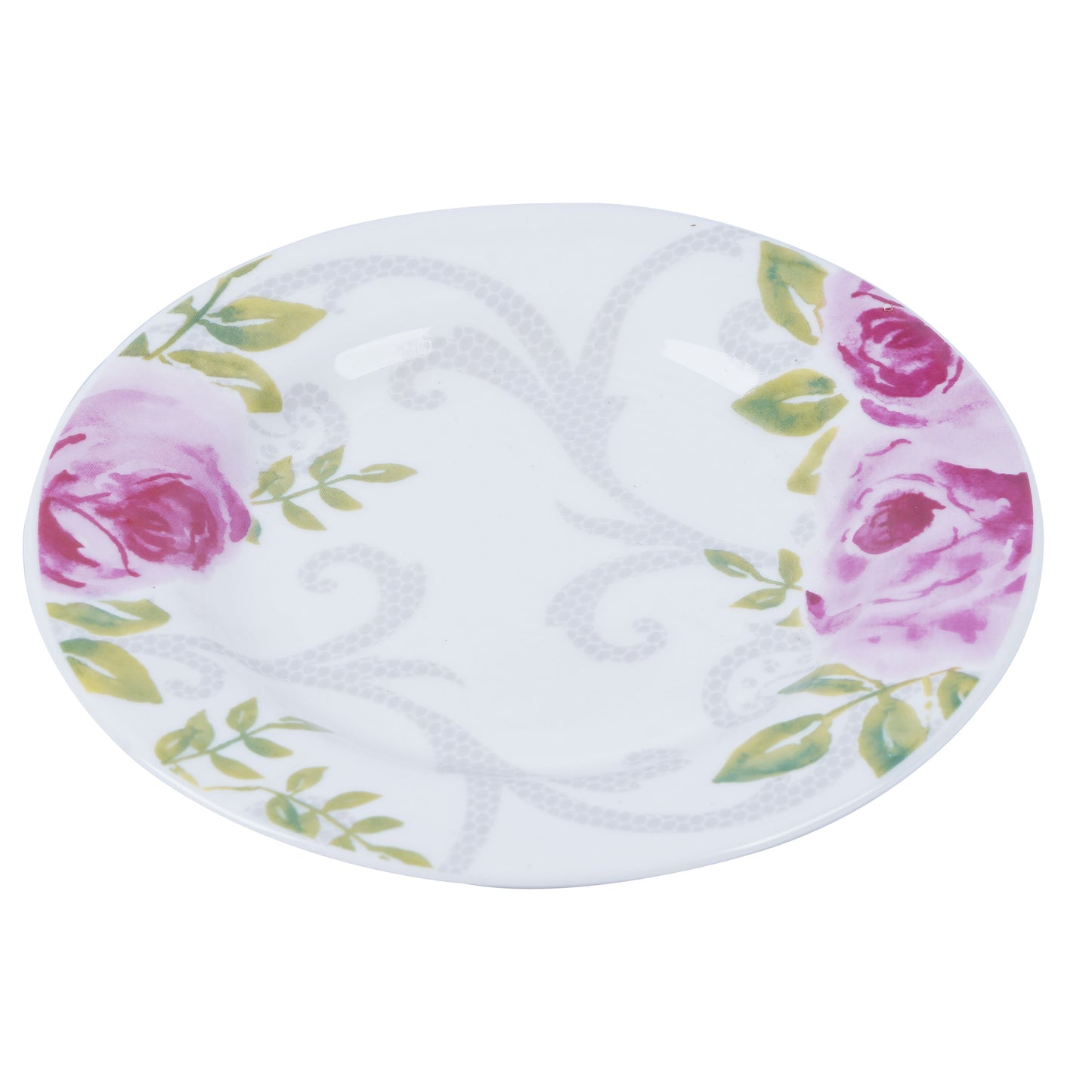 Dandy Lines Quarter Plate in Rose Collection, Pack of 2 My Store