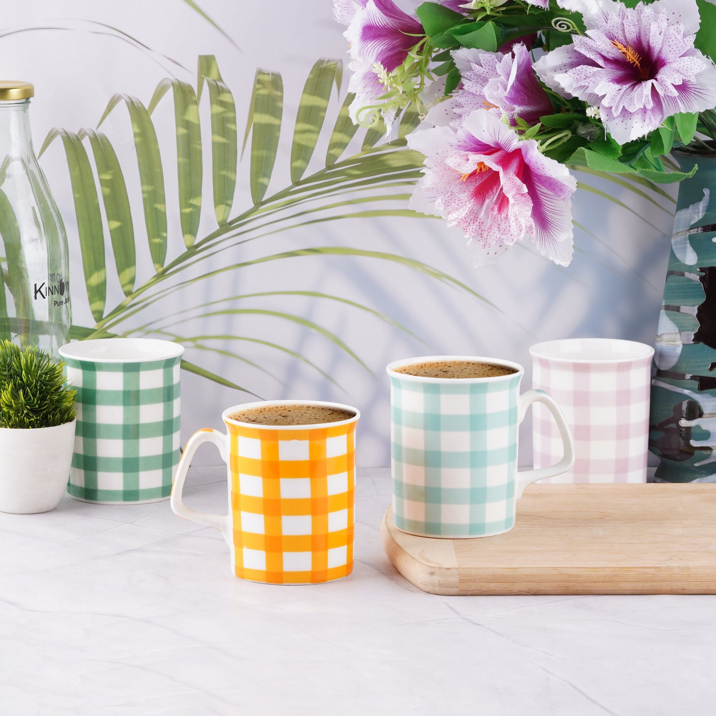 Marlborough Multicolour Lines Mug-stylish milk mug My Store
