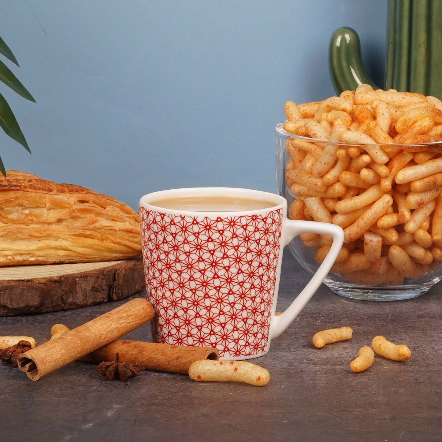 Conical Medium Patterned-Designer Bone China coffee mugs My Store