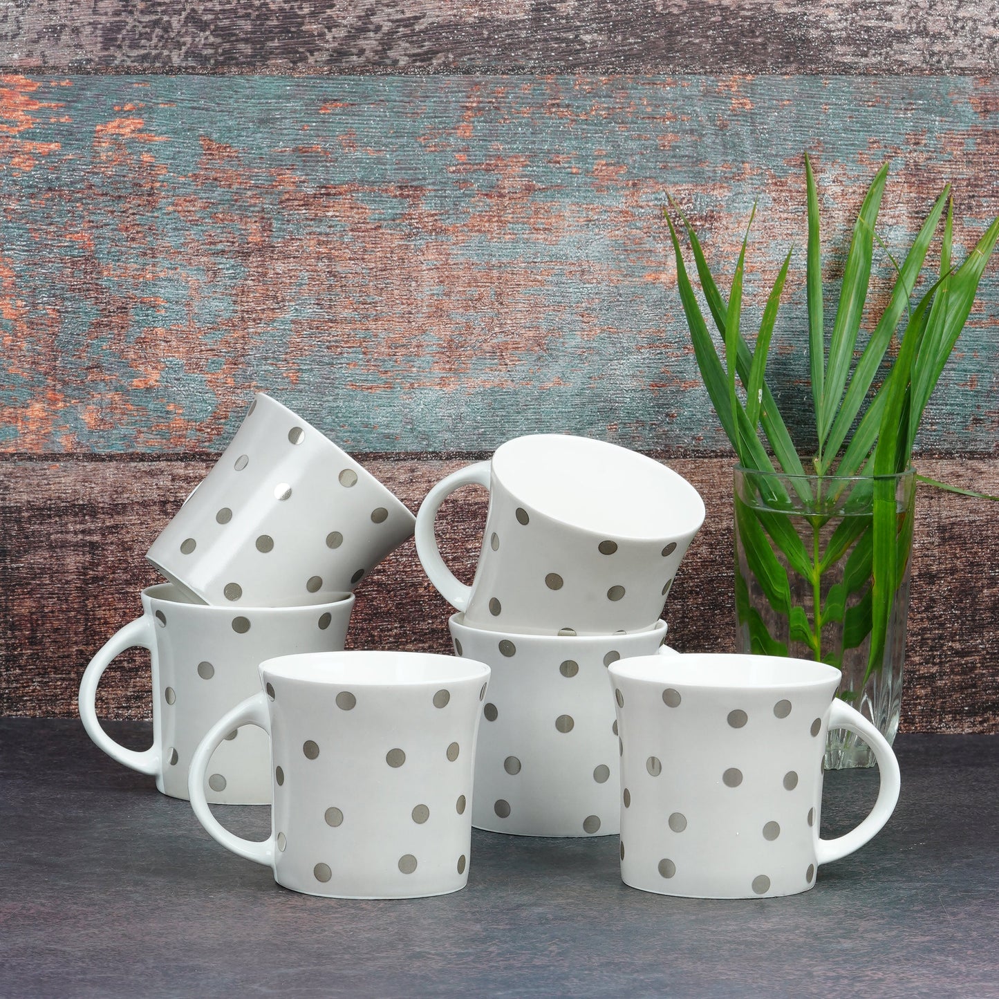 Oxford Medium Denmark in Grey with Dots-coffee mugs My Store