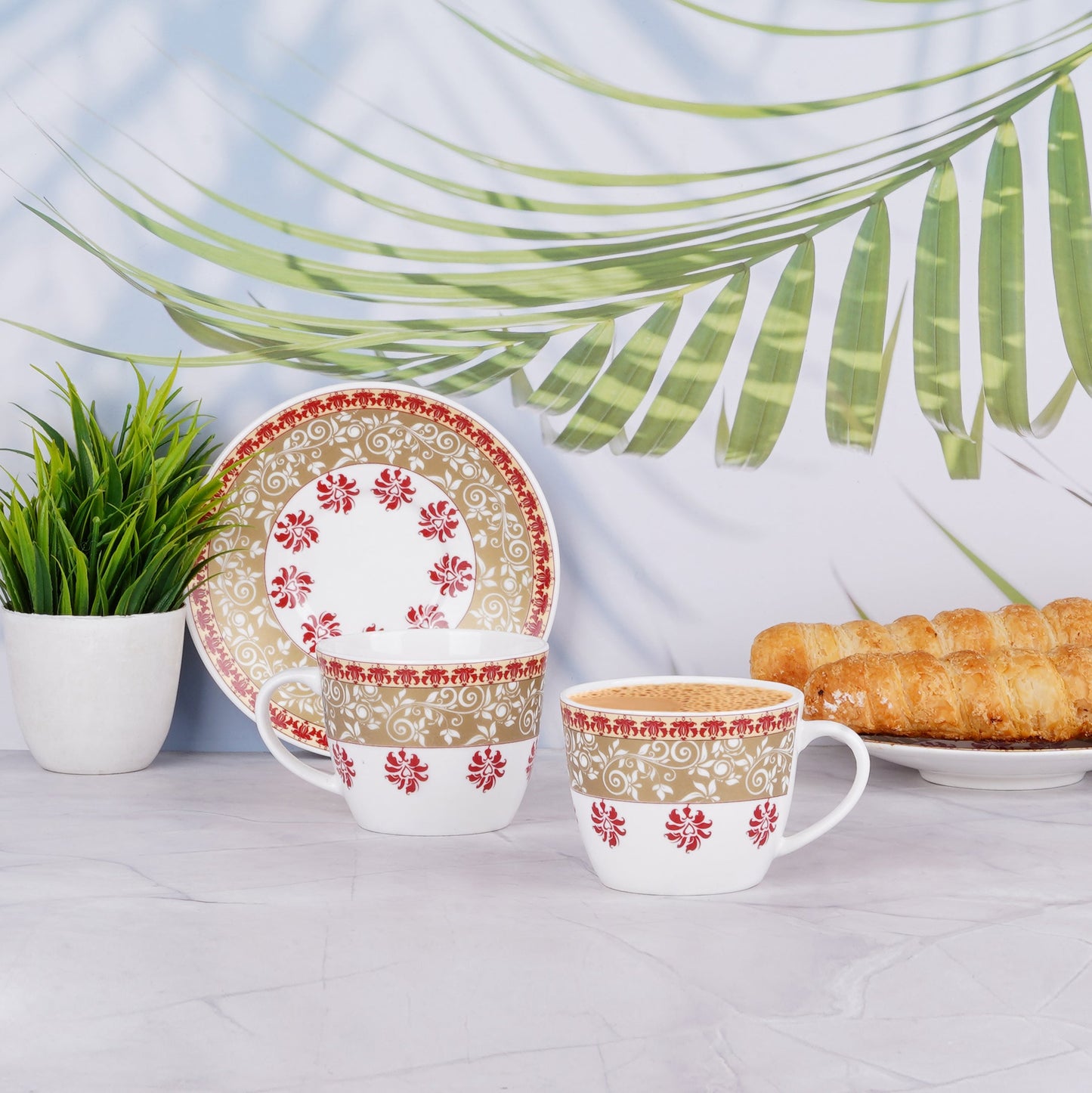 Royal Cups and Saucers Udaipur-Tea cup set My Store