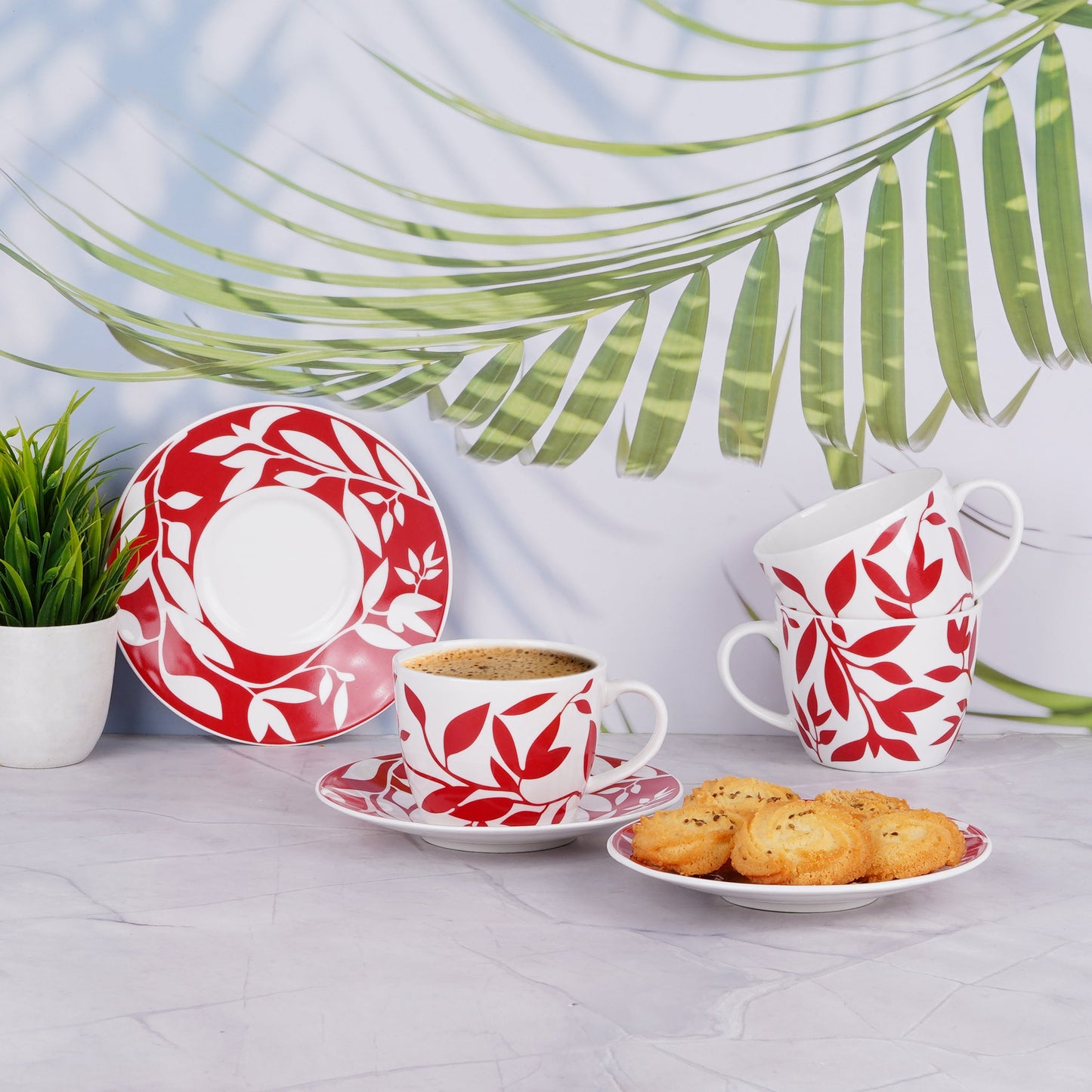 Royal Cups and Saucers in Marrakech-Designer tea cups set My Store