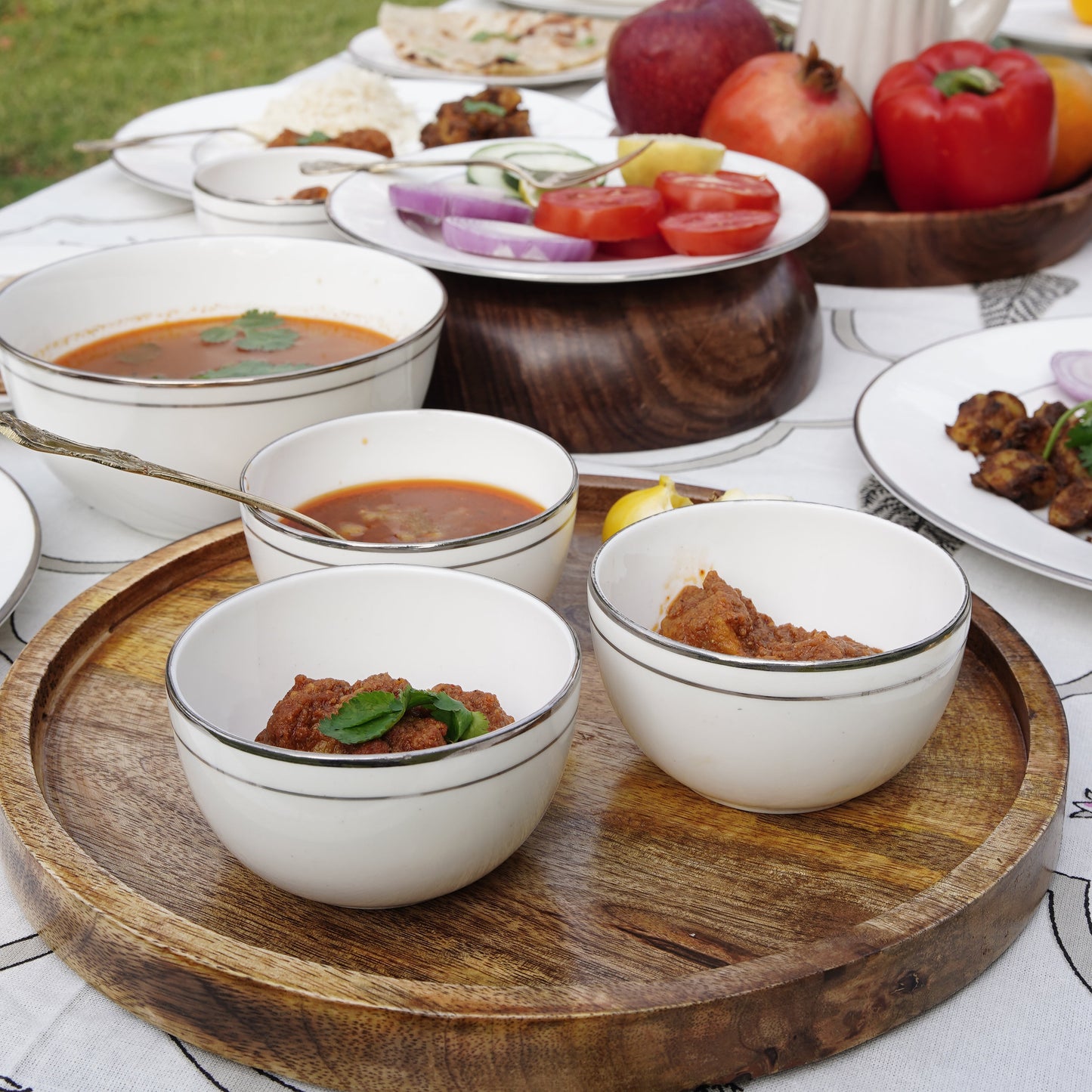 Dinner Set in Platinum My Store