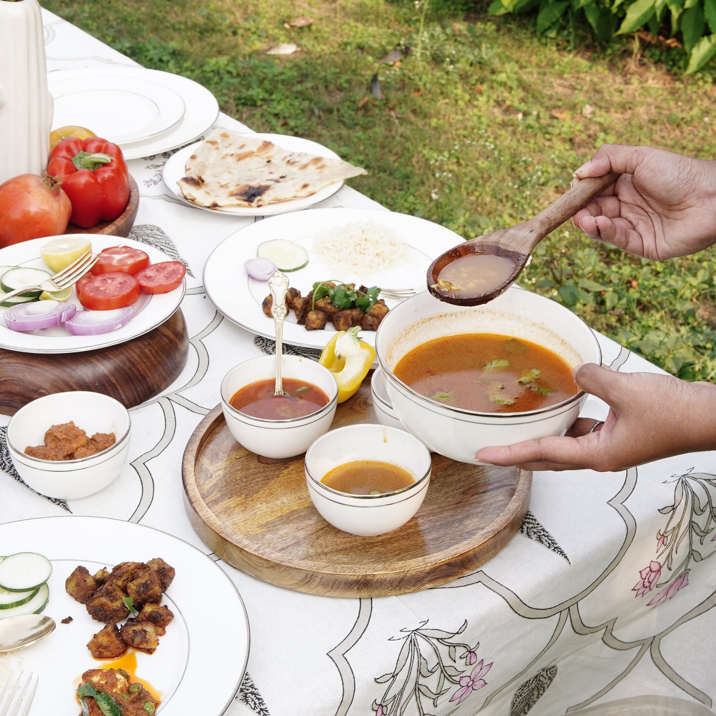 Dinner Set in Platinum My Store